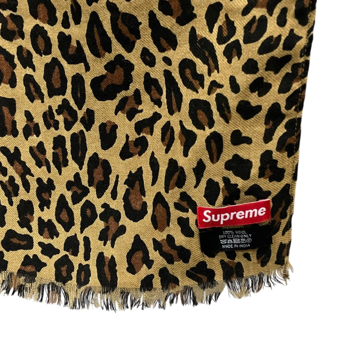 Leopard Wool Scarfレオパードスカーフ