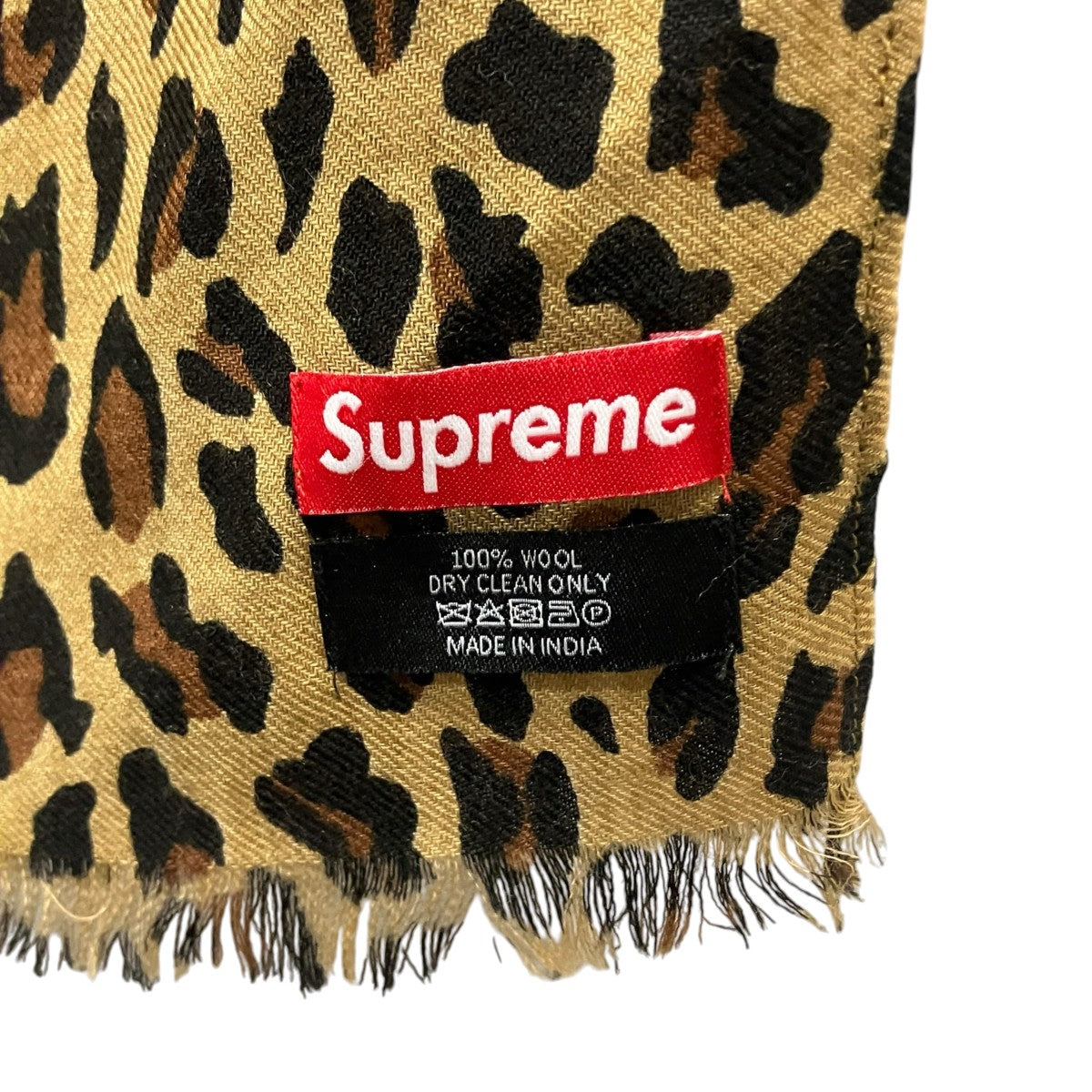 Leopard Wool Scarfレオパードスカーフ