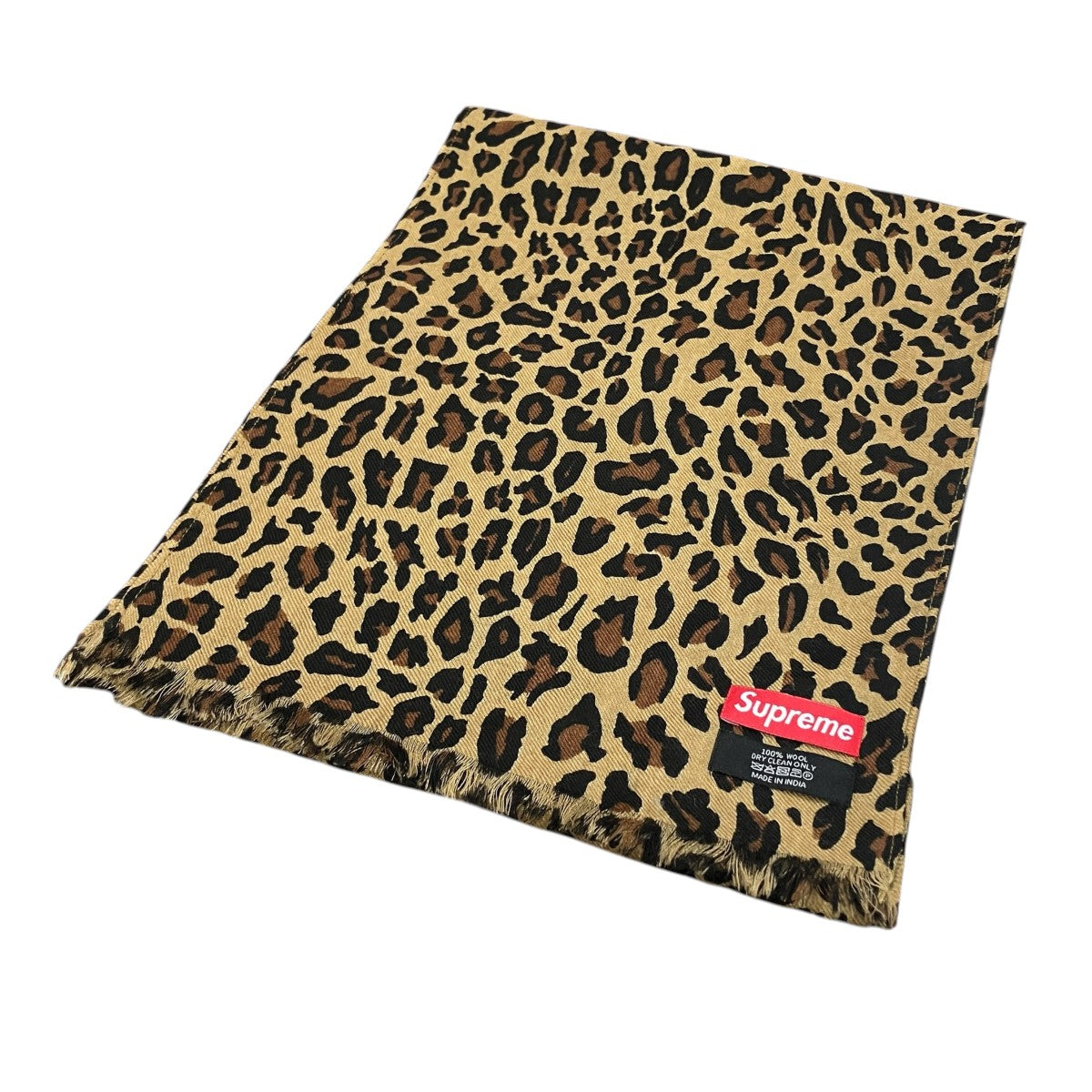 Leopard Wool Scarfレオパードスカーフ