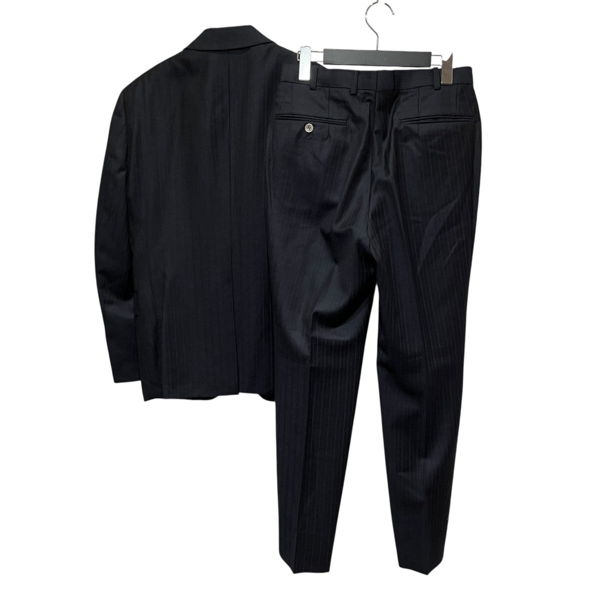 Ermenegildo Zegna ストライプセットアップスーツ 古着・中古-2枚目のアイテム画像