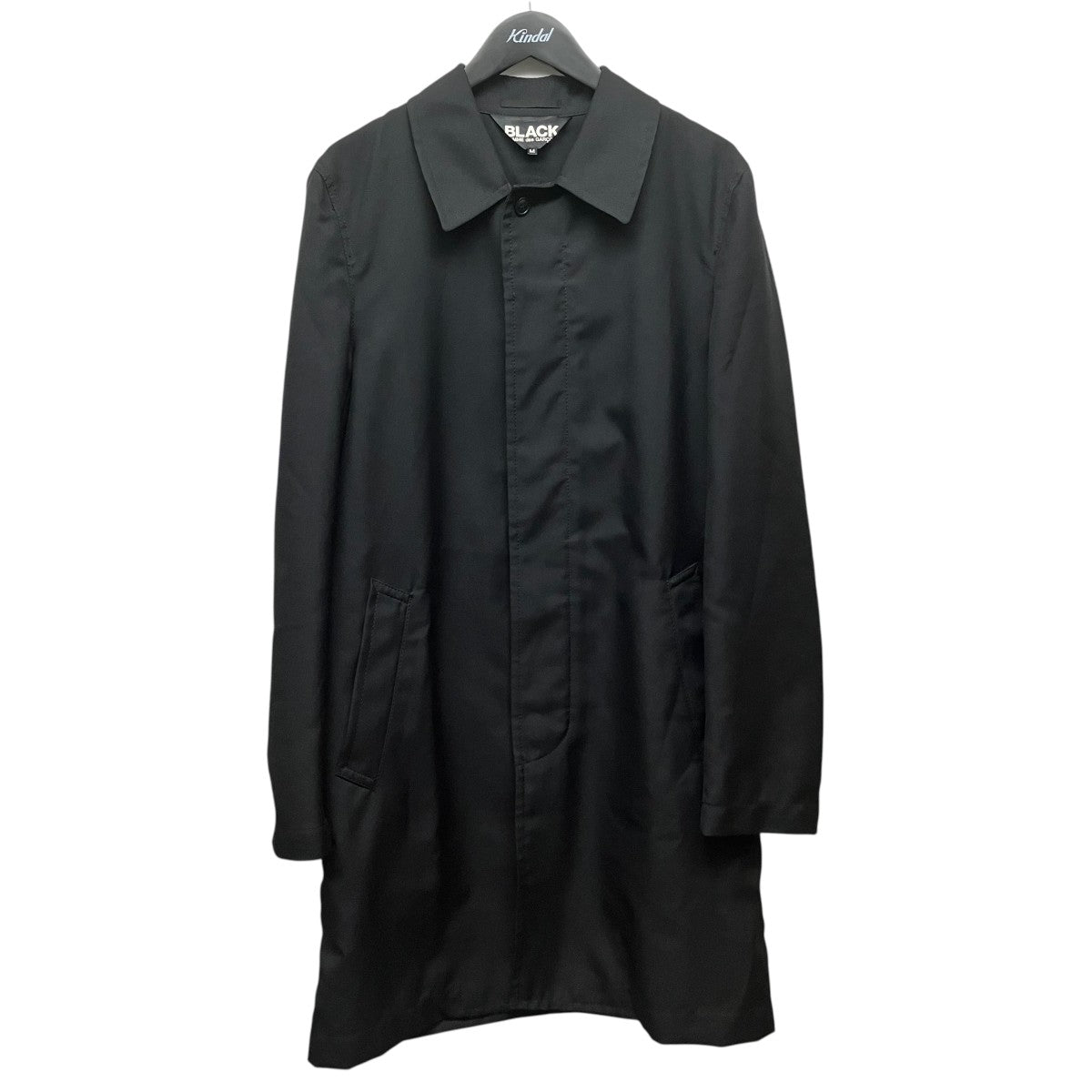 BLACK COMME des GARCONS ステンカラーコート1H-C206 古着・中古-1枚目のアイテム画像
