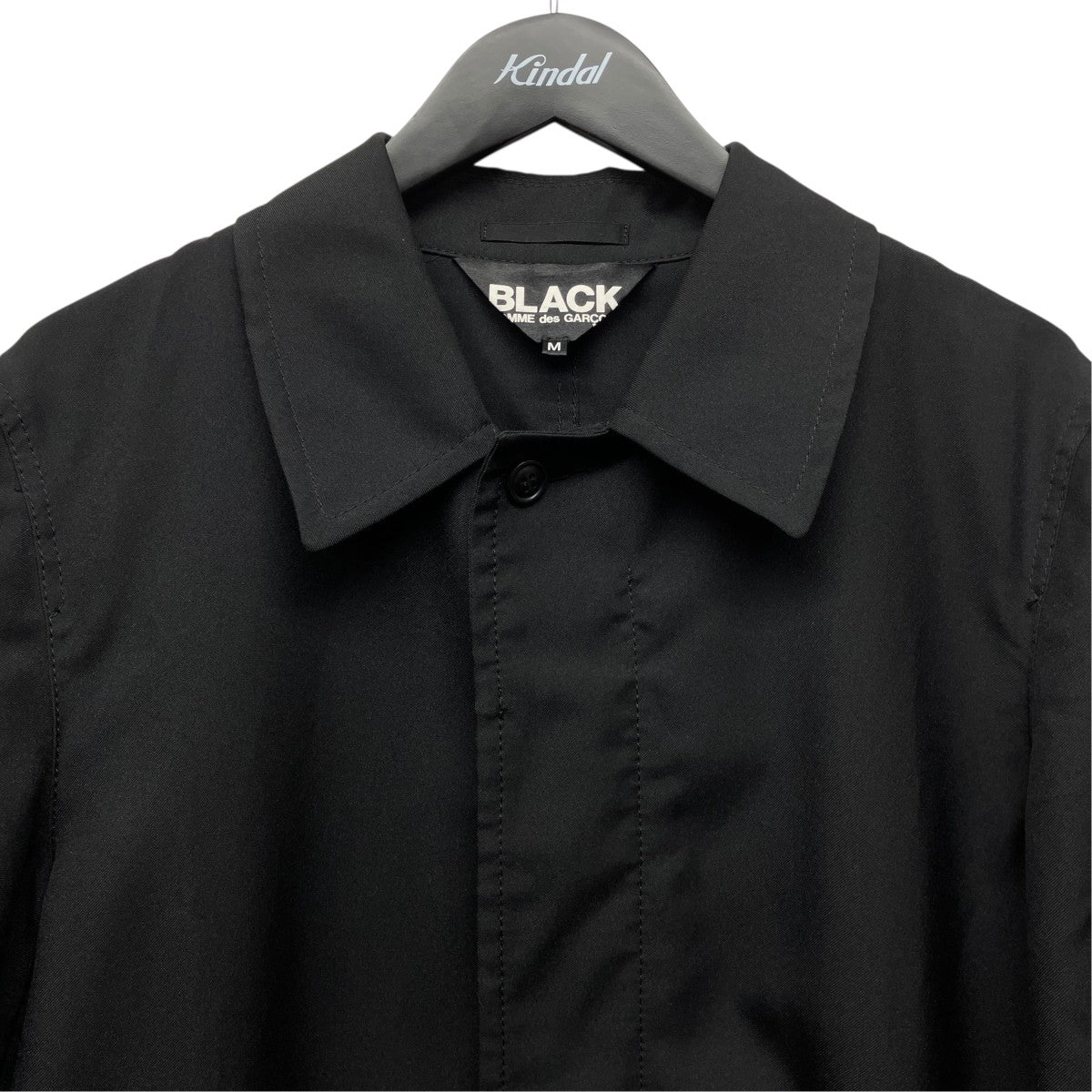 BLACK COMME des GARCONS ステンカラーコート1H-C206 古着・中古-3枚目のアイテム画像