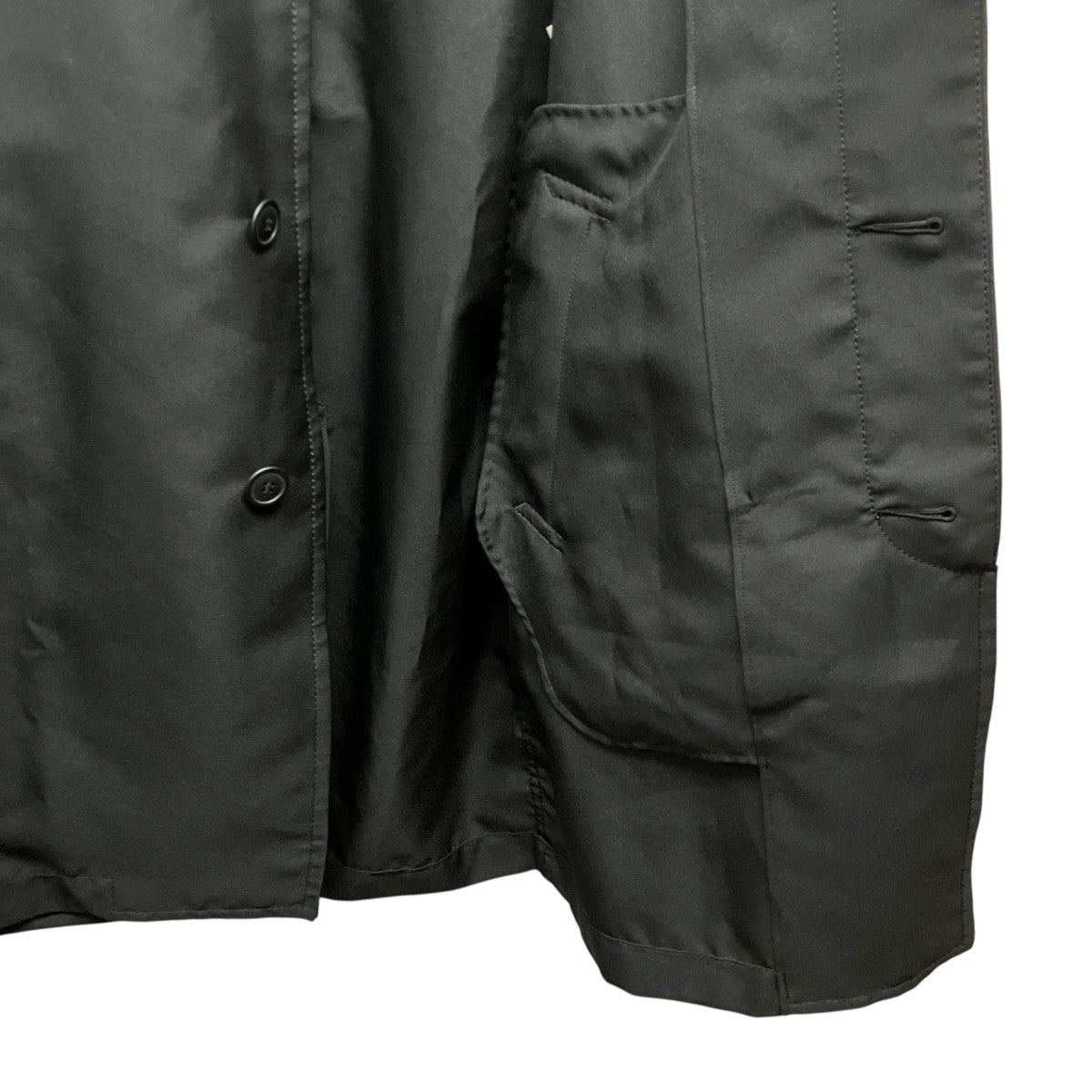 BLACK COMME des GARCONS ステンカラーコート1H-C206 古着・中古-6枚目のアイテム画像