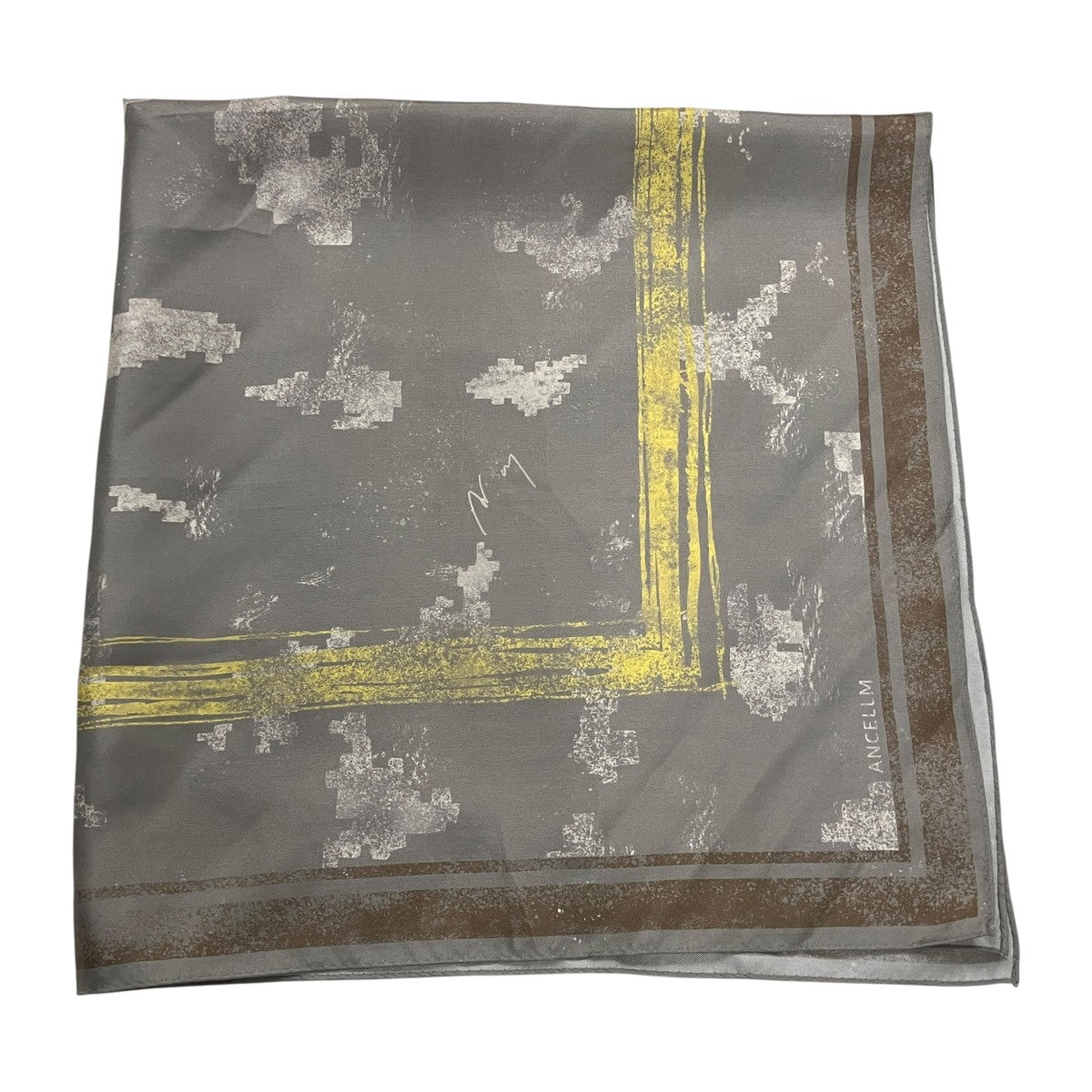 ANCELLM 26AWJK SCARFシルクスカーフANC-GD21 古着・中古-3枚目のアイテム画像