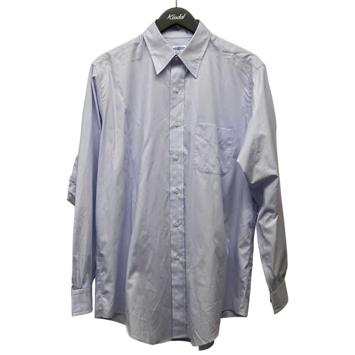 FOUNDOUR レギュラーカラーシャツ015FD261021 COTTON BROAD REGULAR COLLAR SHIRT 古着・中古-1枚目のアイテム画像