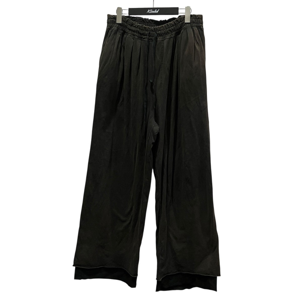 ANCELLM FADED DRAPE WIDE EASY CUT SLACKS2タックパンツANC-PT68-B 古着・中古-1枚目のアイテム画像