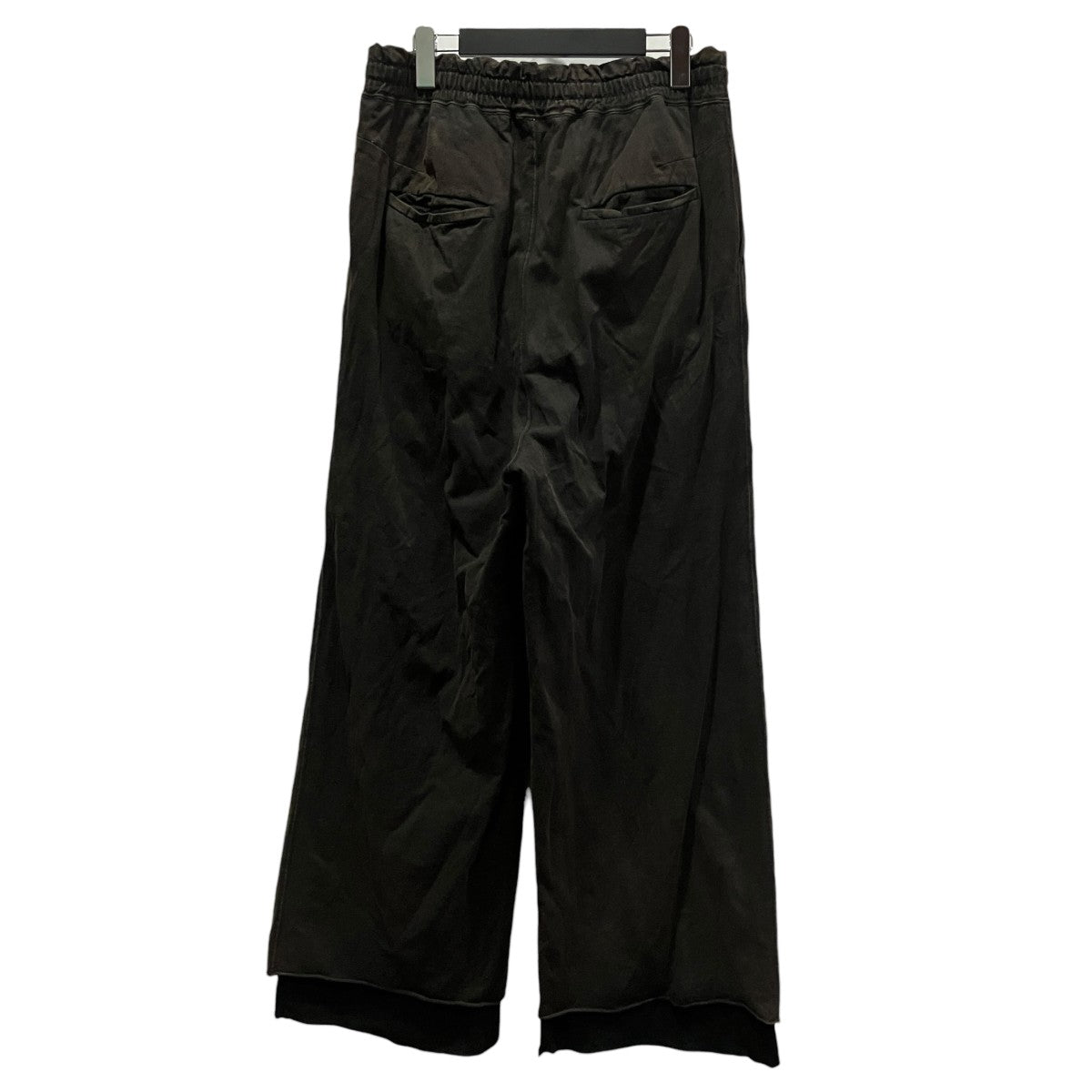 ANCELLM FADED DRAPE WIDE EASY CUT SLACKS2タックパンツANC-PT68-B 古着・中古-2枚目のアイテム画像