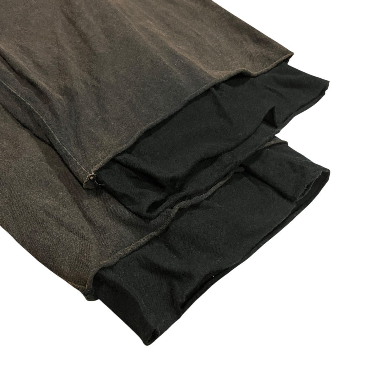 ANCELLM FADED DRAPE WIDE EASY CUT SLACKS2タックパンツANC-PT68-B 古着・中古-4枚目のアイテム画像