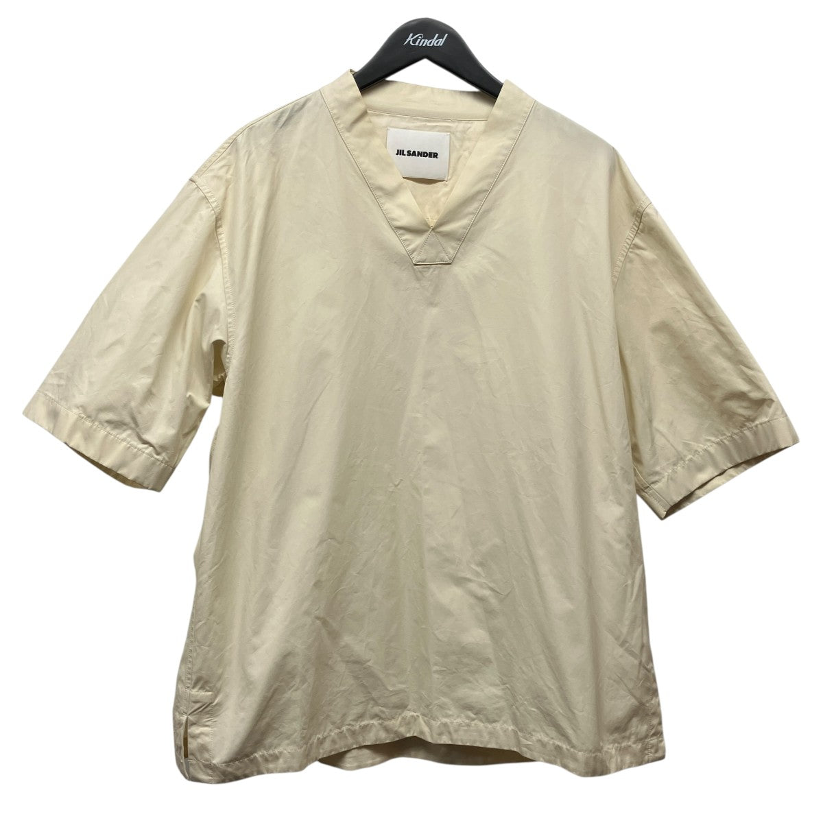 JIL SANDER プルオーバーVネックシャツJSMS420631 古着・中古-1枚目のアイテム画像