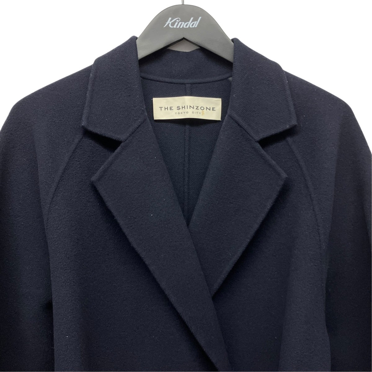 THE SHINZONE ダブルフェイスウールコート20AMSC052 DOUBLE WRAP COAT 古着・中古-3枚目のアイテム画像