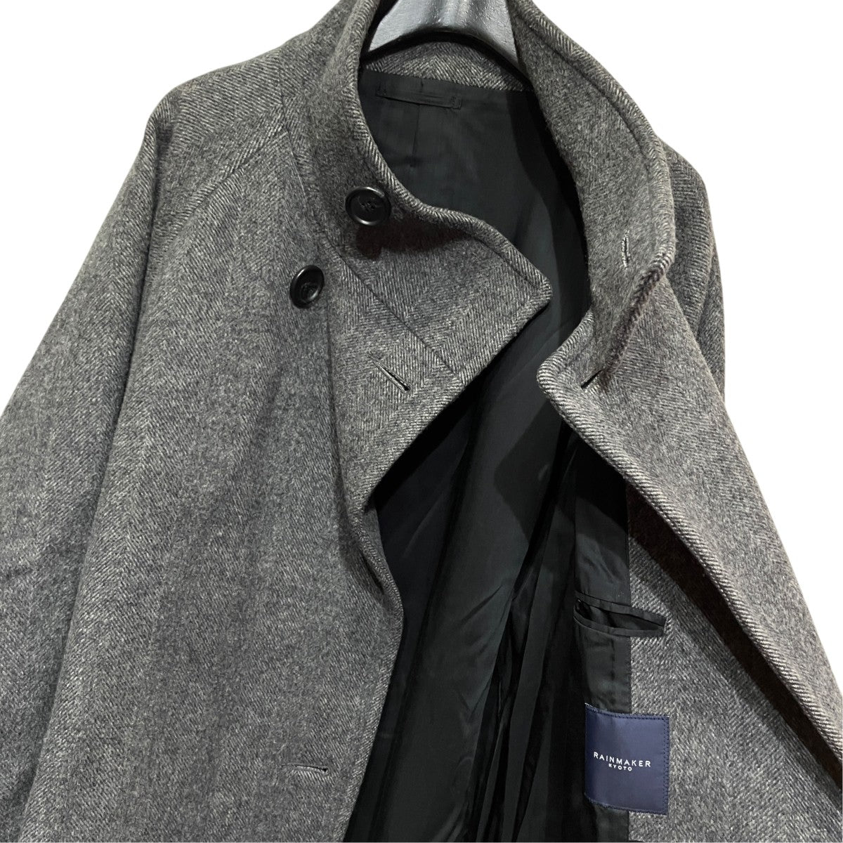 RAINMAKER(レインメーカー) STAND COLLAR BELTED COATスタンドカラー