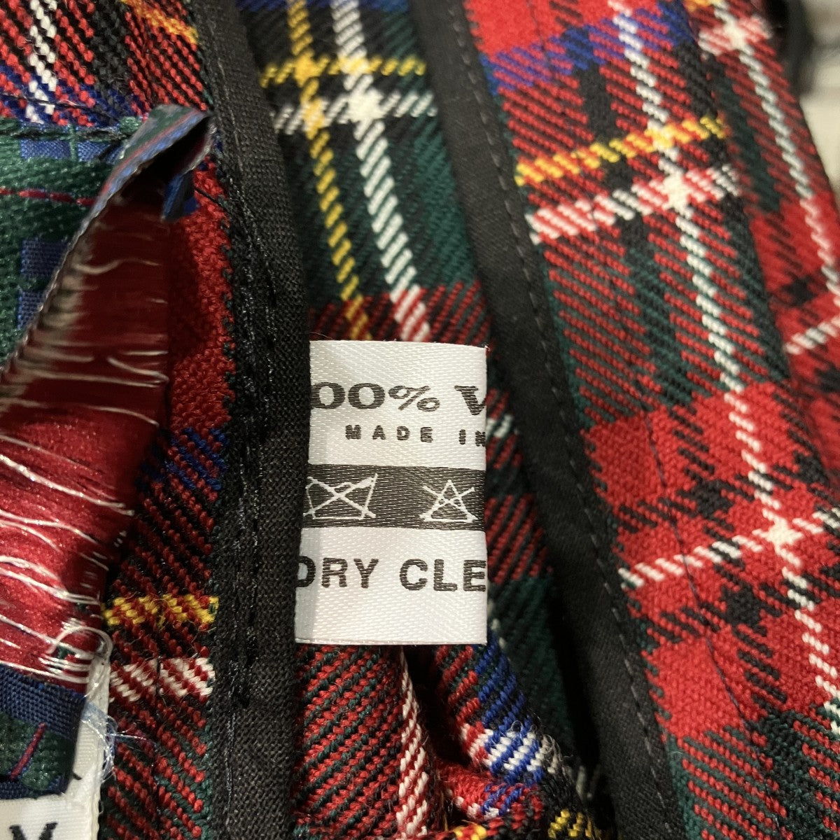 LOCHCARRON チェックラップスカート 古着・中古-7枚目のアイテム画像