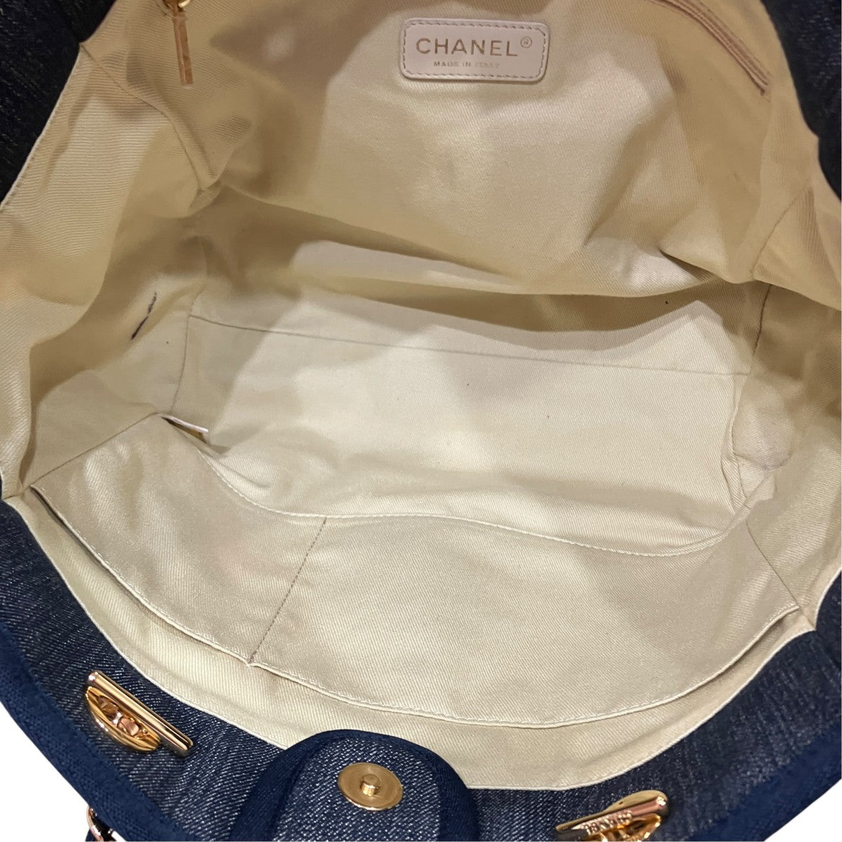 CHANEL ドーヴィルMMトートバッグ 古着・中古-5枚目のアイテム画像