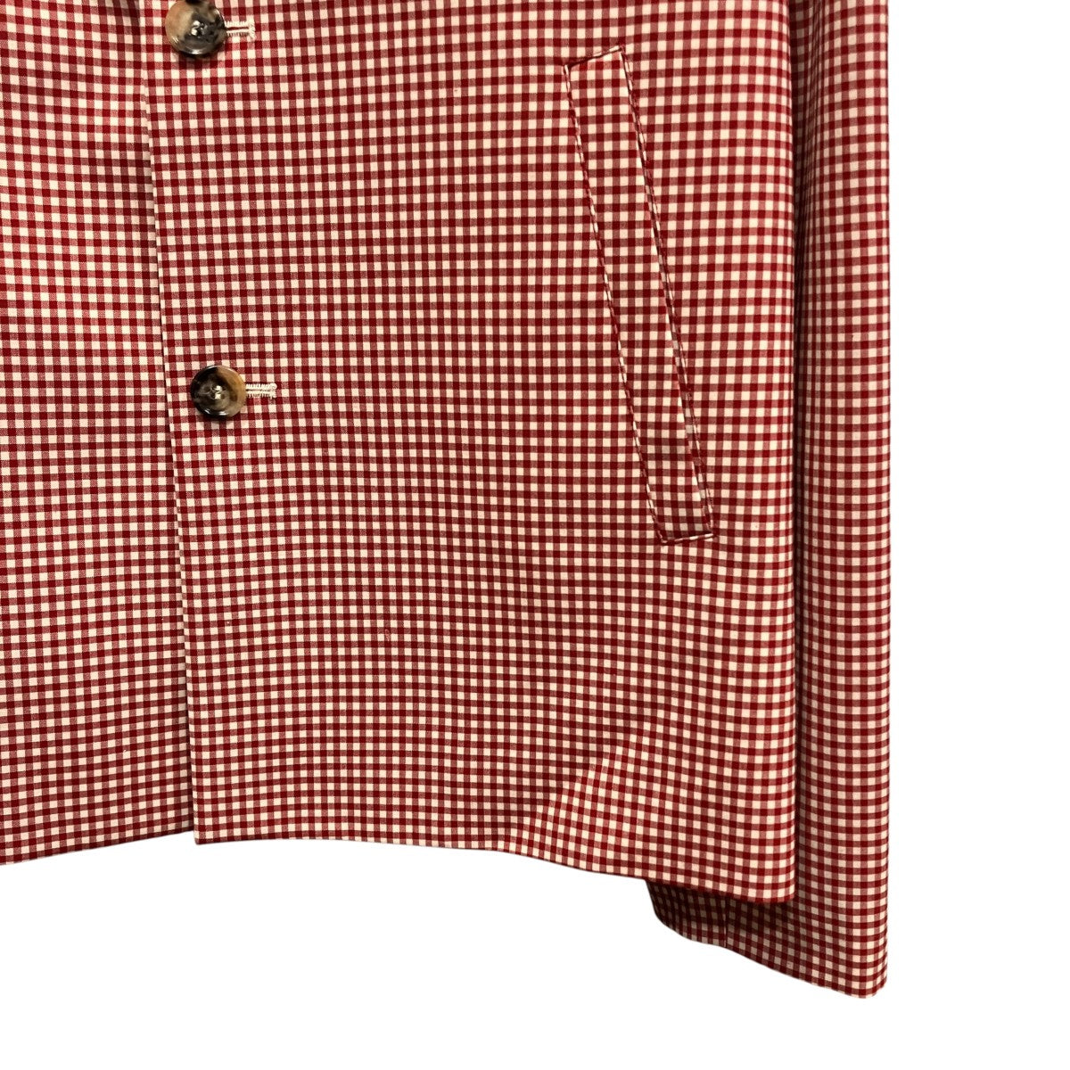 MARNI 25SSギンガムチェックジャケットGUMU0067S3 古着・中古-4枚目のアイテム画像
