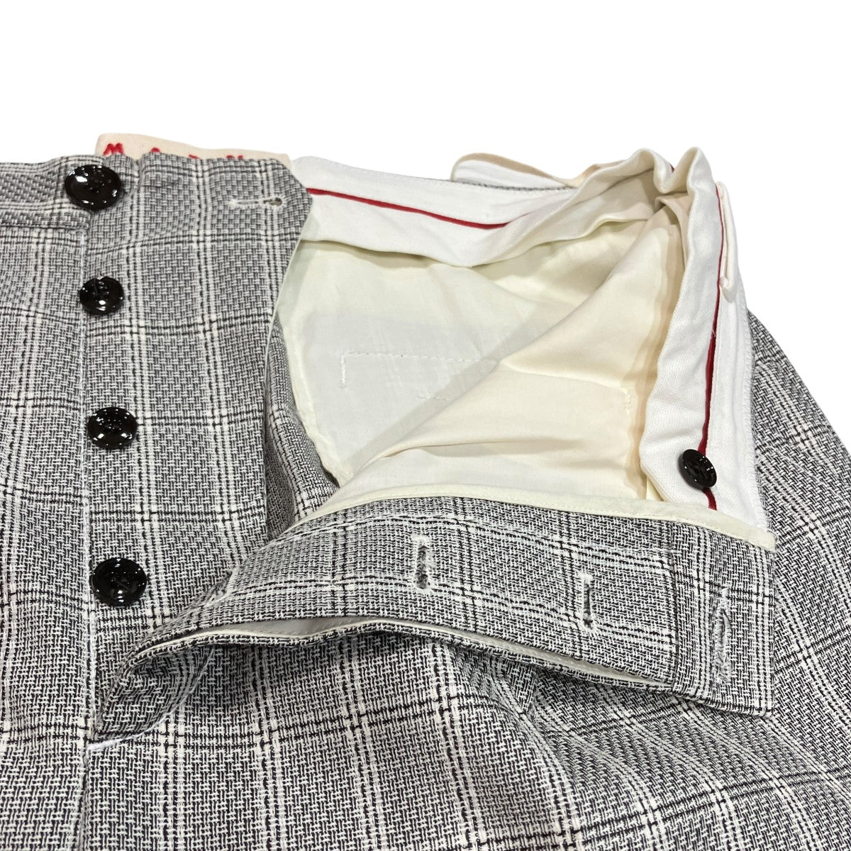 MARNI 26SSチェックワイドパンツPUMU0327XU 古着・中古-3枚目のアイテム画像