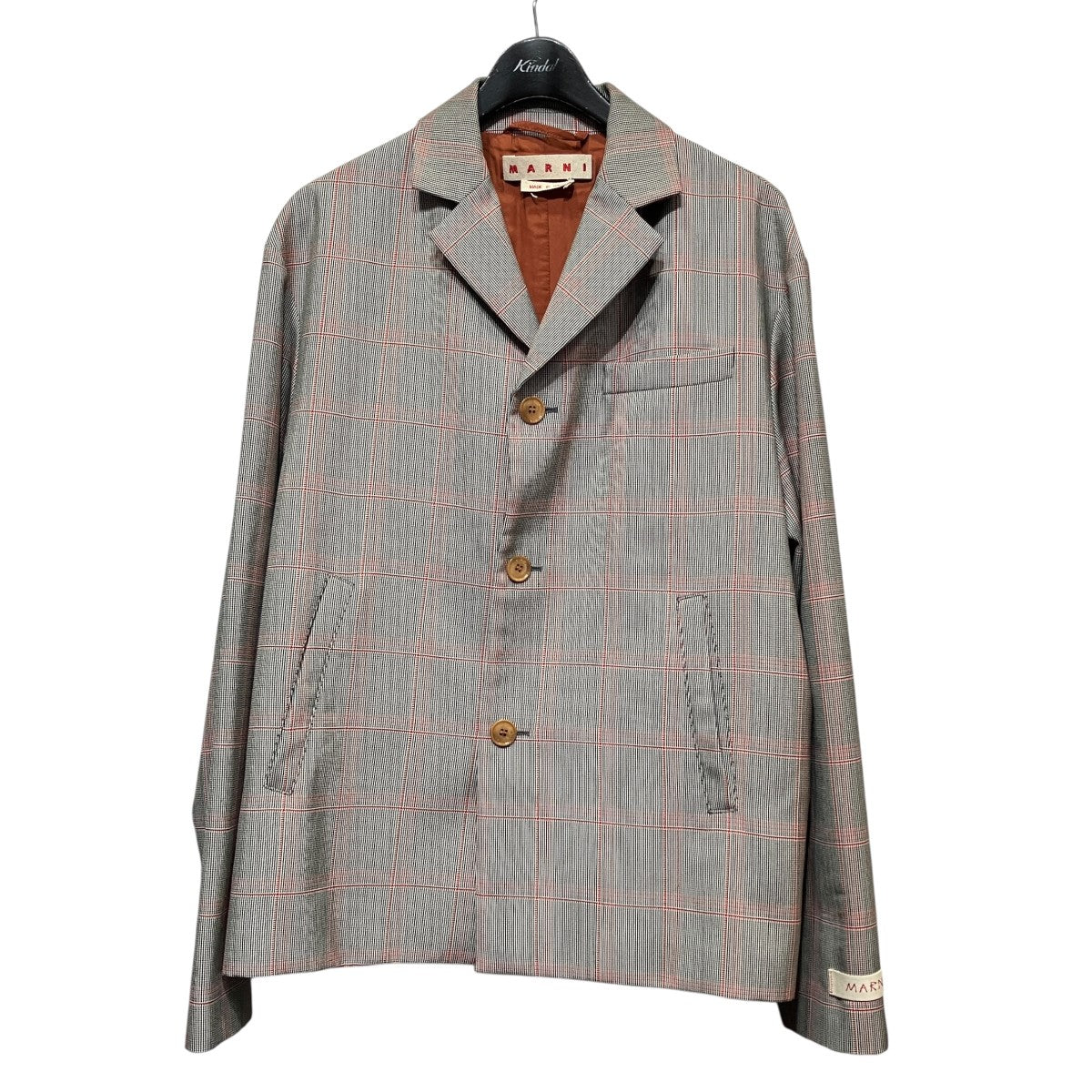 MARNI チェックジャケットGUMU0067XU 古着・中古-1枚目のアイテム画像