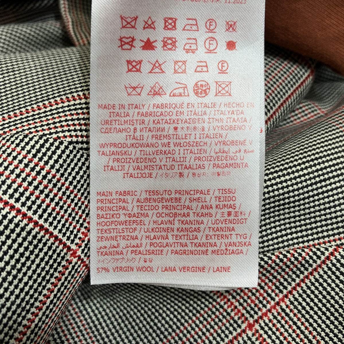 MARNI チェックジャケットGUMU0067XU 古着・中古-5枚目のアイテム画像