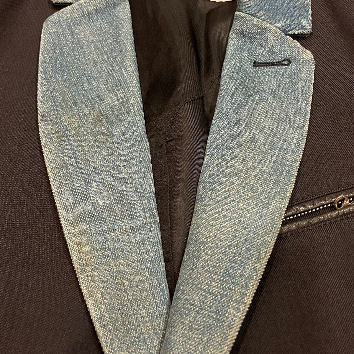 DIESEL デニム切替テーラードジャケット 古着・中古-7枚目のアイテム画像