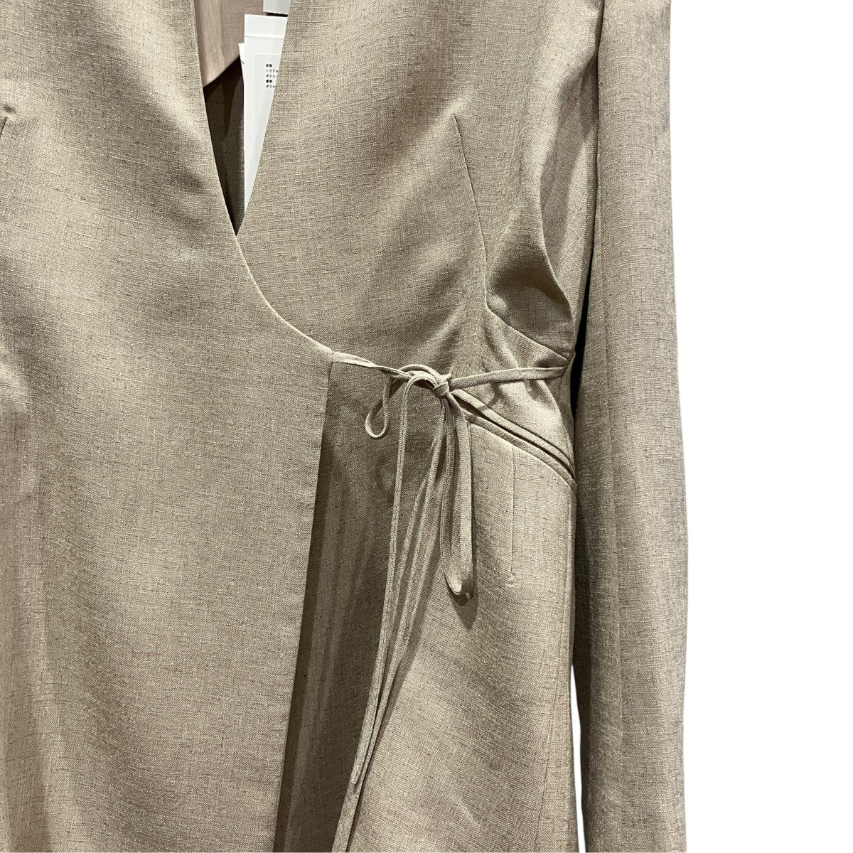 mame kurogouchi Triacetate Polyester Collarless JacketノーカラージャケットMM26SS-JKI073 古着・中古-4枚目のアイテム画像