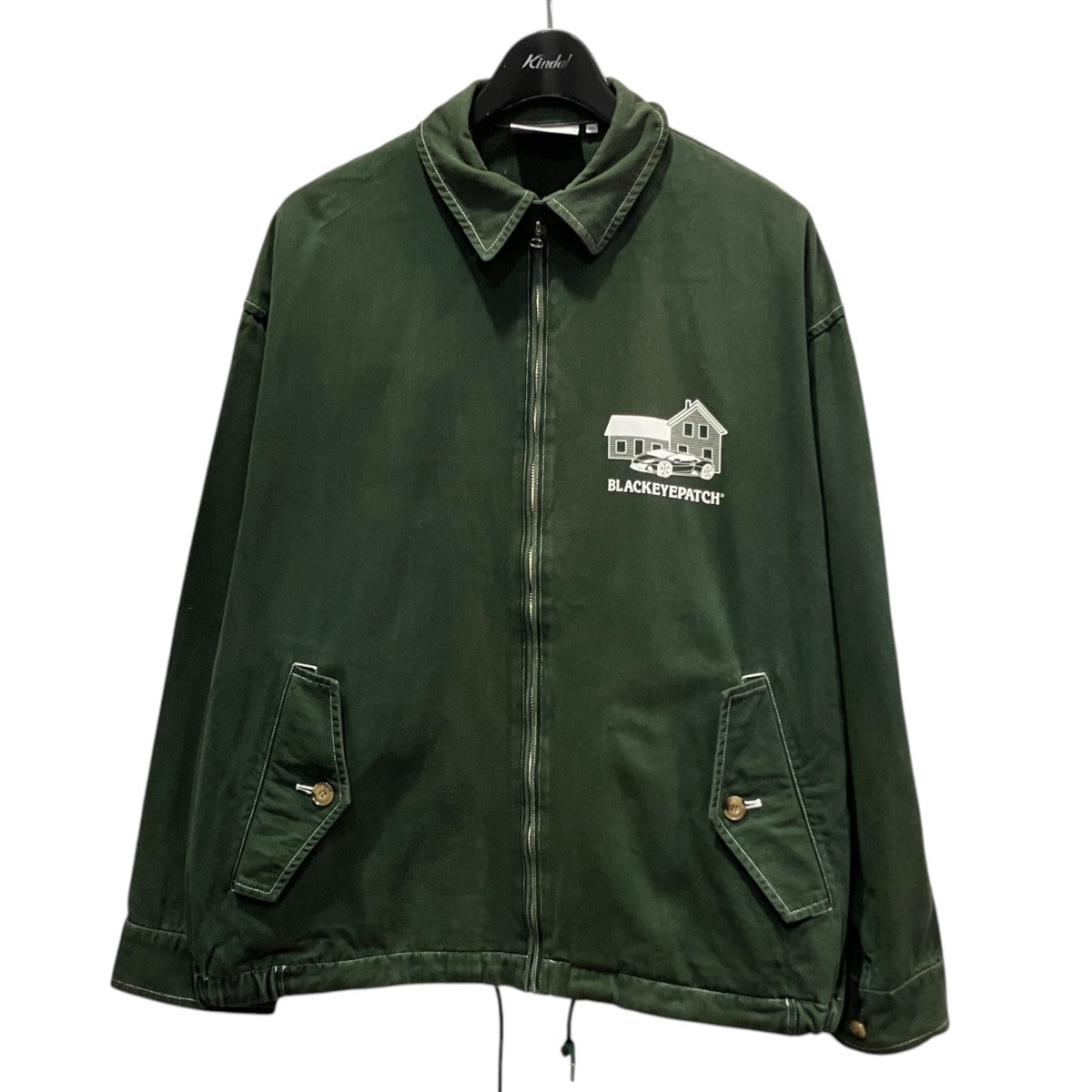 バックプリントジップジャケット