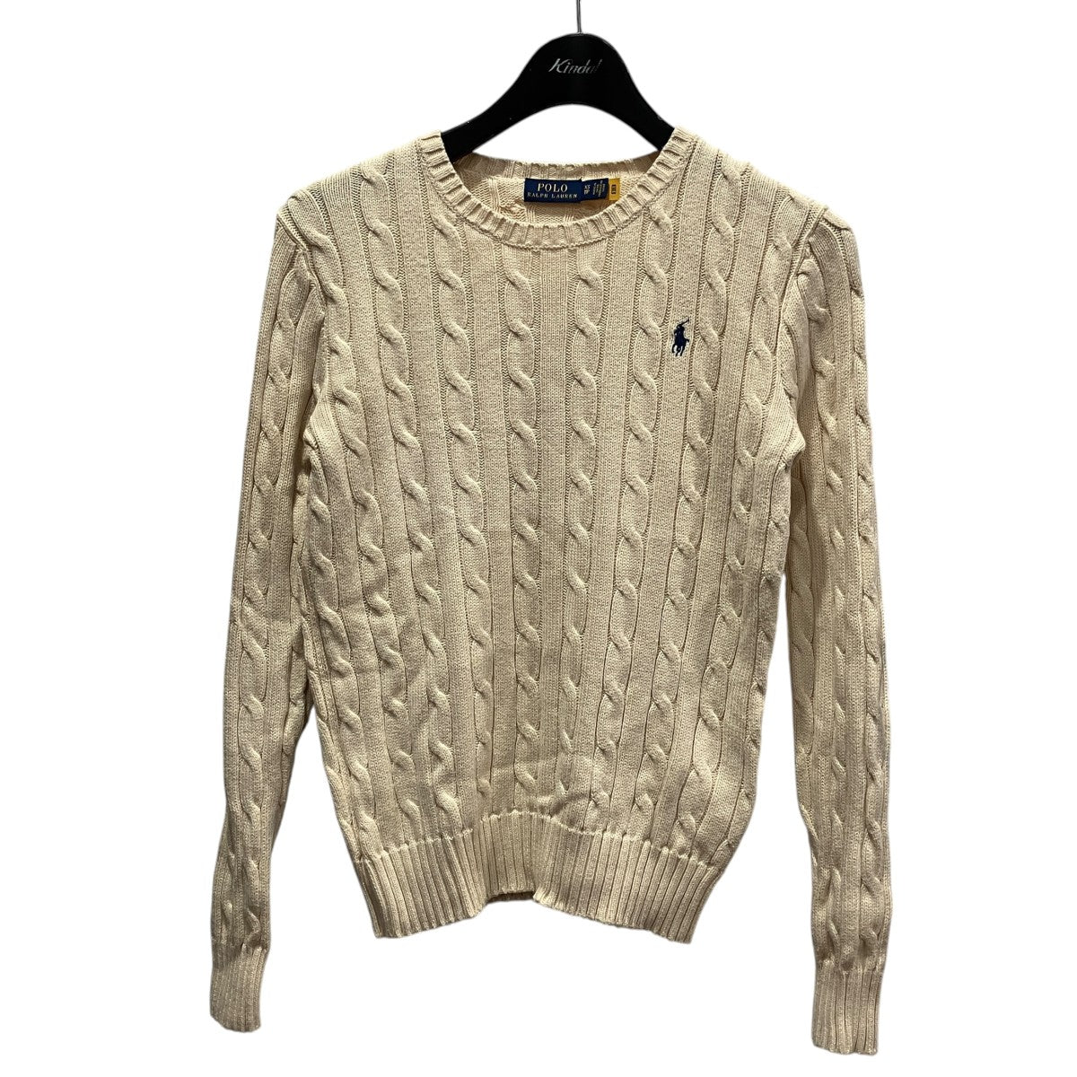 POLO RALPH LAUREN ケーブルニット 古着・中古-1枚目のアイテム画像