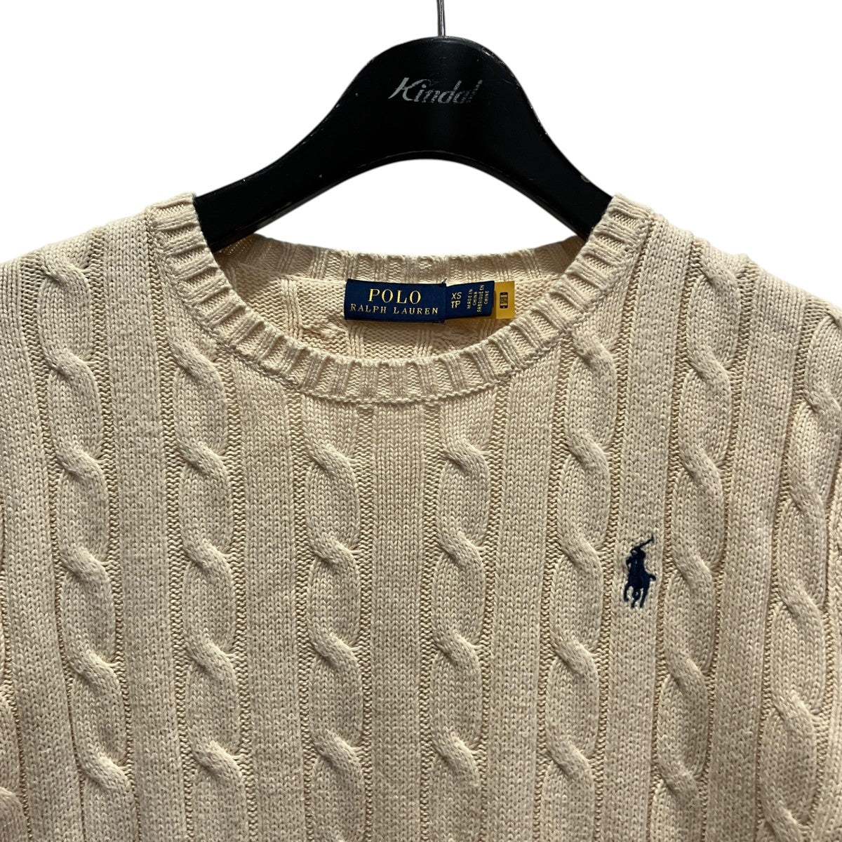 POLO RALPH LAUREN ケーブルニット 古着・中古-3枚目のアイテム画像