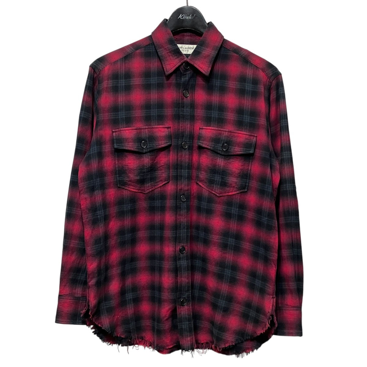 Saint Laurent Paris ネルシャツ419979 古着・中古-1枚目のアイテム画像