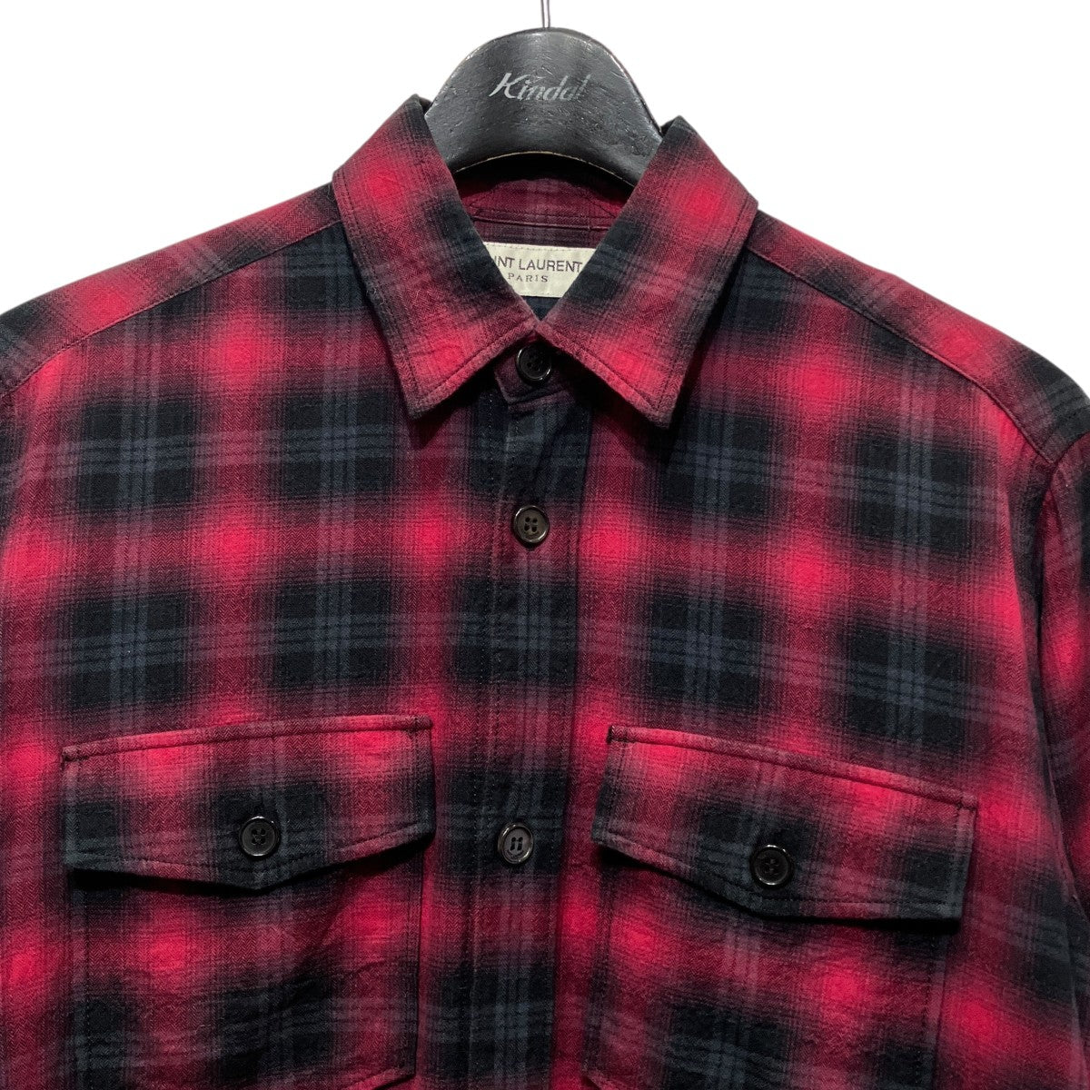 Saint Laurent Paris ネルシャツ419979 古着・中古-3枚目のアイテム画像