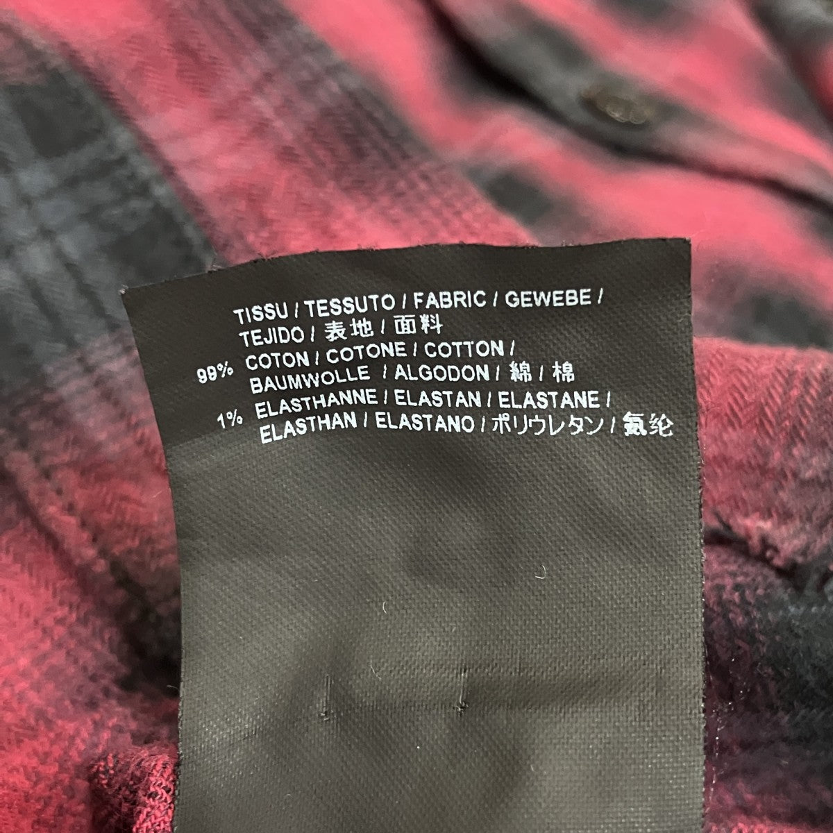 Saint Laurent Paris ネルシャツ419979 古着・中古-6枚目のアイテム画像