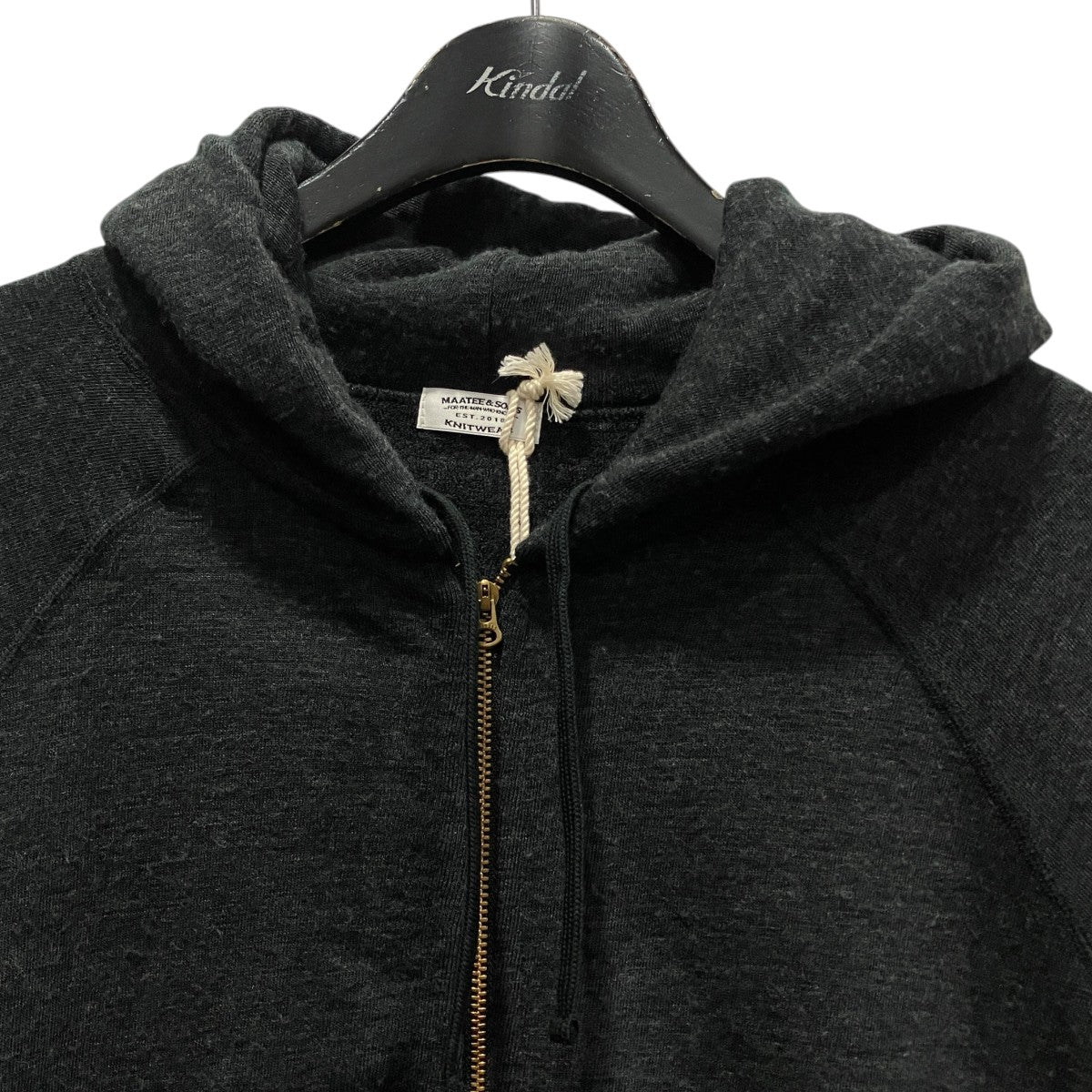 MAATEE＆SONS Jip Parka Super WoolニットパーカーMT6103-0801A 古着・中古-3枚目のアイテム画像