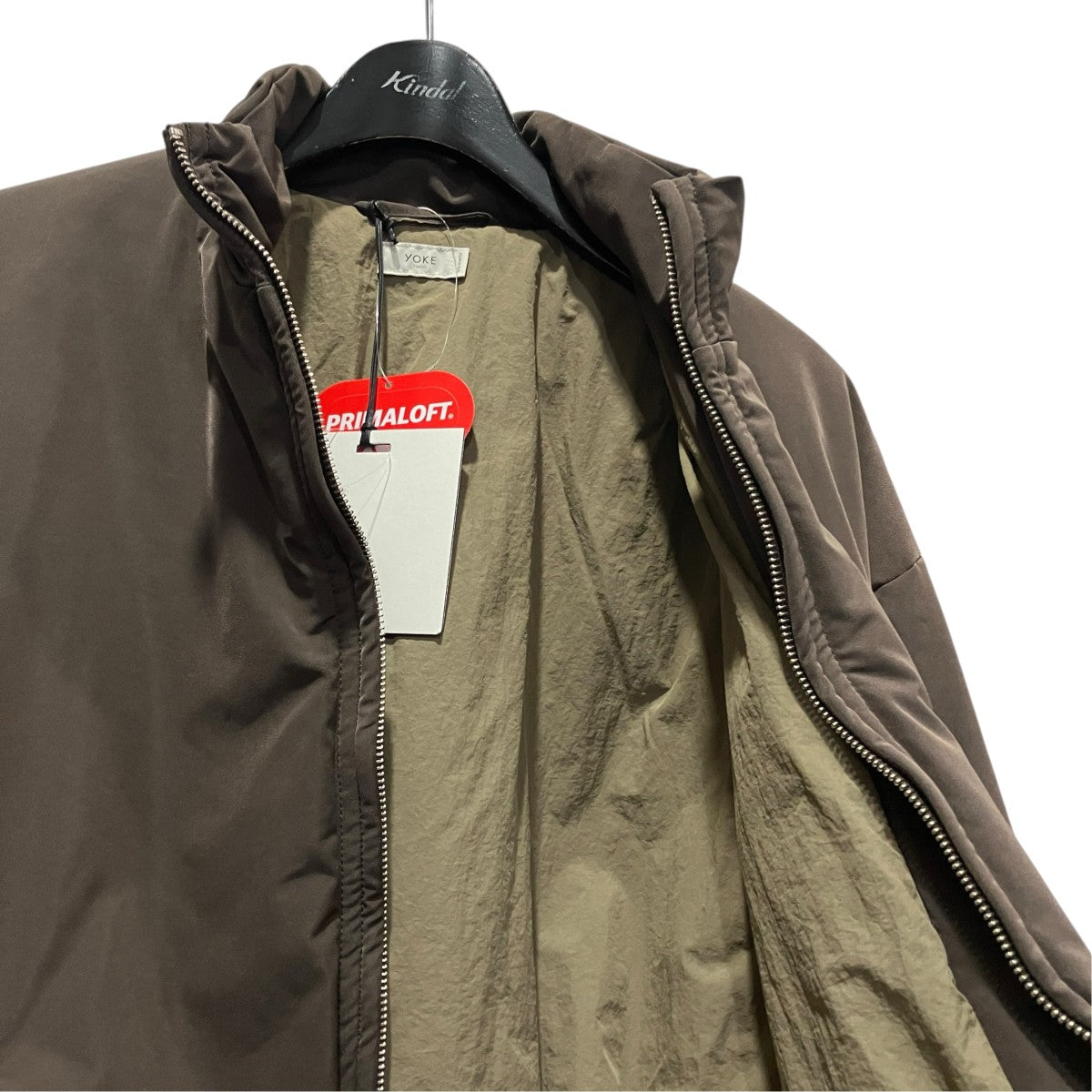YOKE 26AWPolyester Nylon Microfiber Twill Sculptural Wired Puffer Wide BlousonダウンジャケットYK26FW01352B 古着・中古-4枚目のアイテム画像