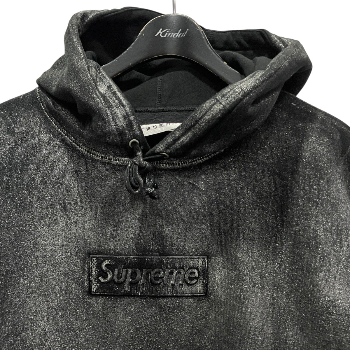 Foil Box Logo Hooded Sweatshirtフーテッドパーカー