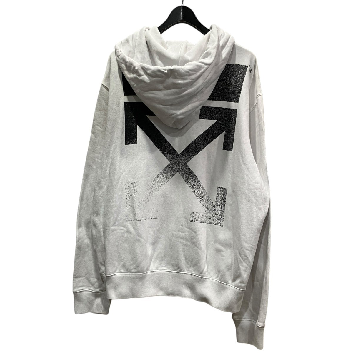 OFFWHITE GRADIENT ARROWS HOODIEジップパーカーOMBE001F21FLE004 古着・中古-2枚目のアイテム画像