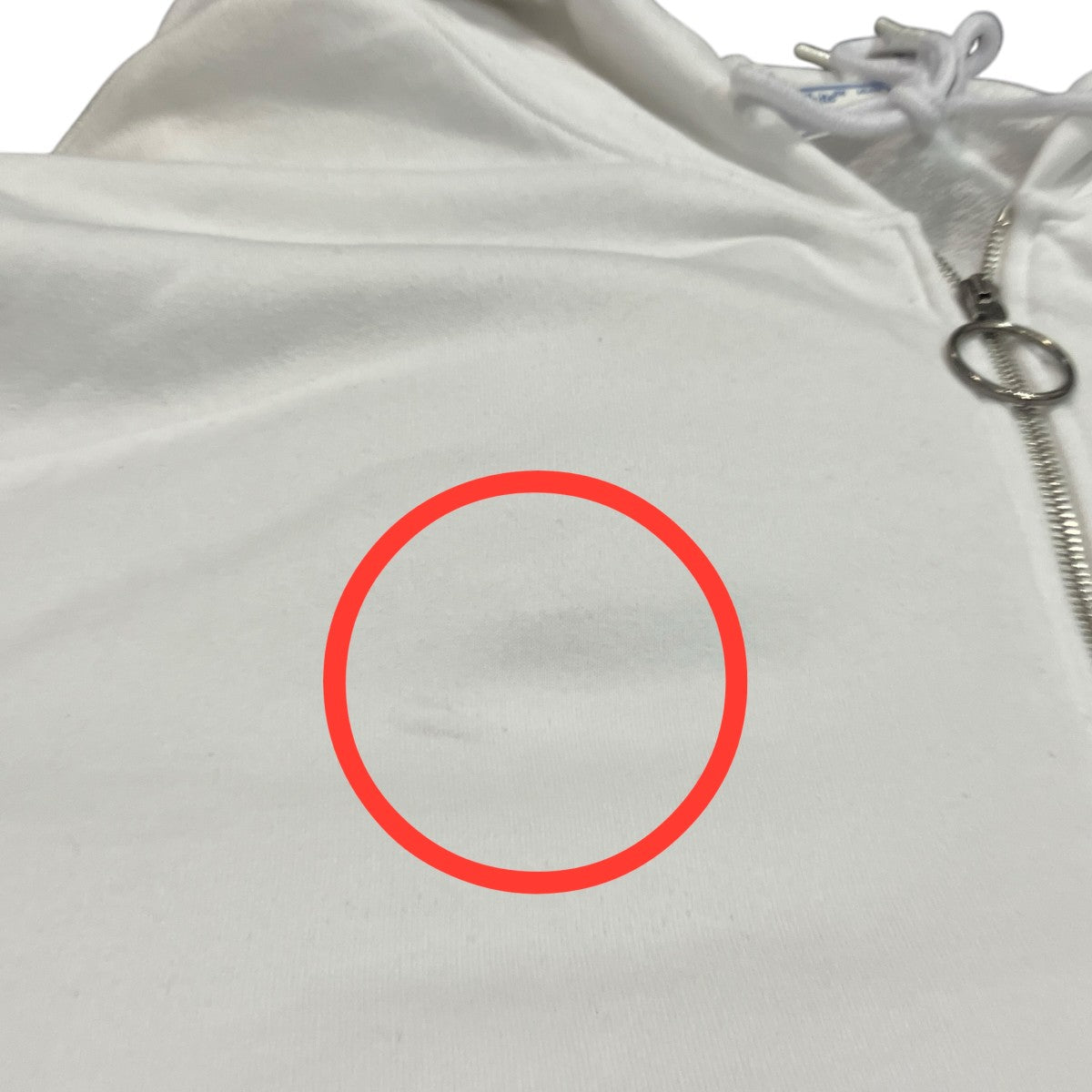 OFFWHITE GRADIENT ARROWS HOODIEジップパーカーOMBE001F21FLE004 古着・中古-7枚目のアイテム画像