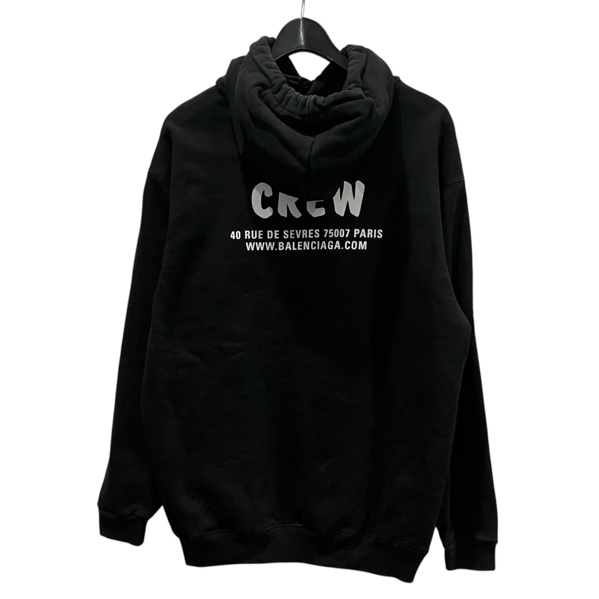 BALENCIAGA CREW HOODIECREWロゴパーカー600583 TIV75 古着・中古-2枚目のアイテム画像