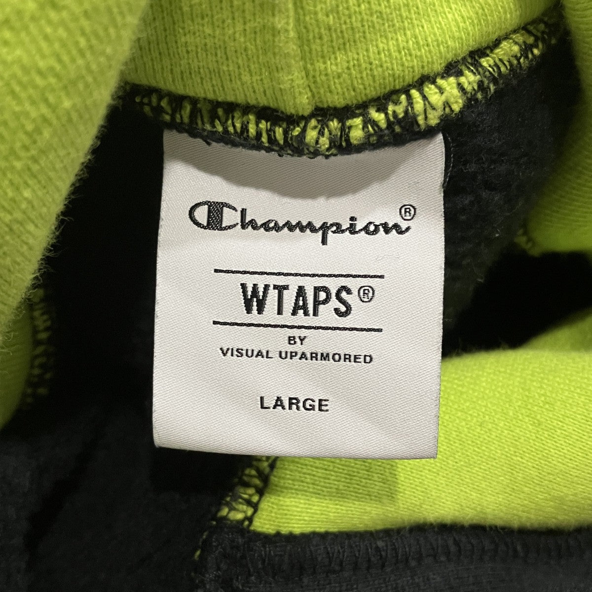 WTAPS×Champion ACADEMY HOODED刺しゅうパーカーC8-X107 古着・中古-5枚目のアイテム画像
