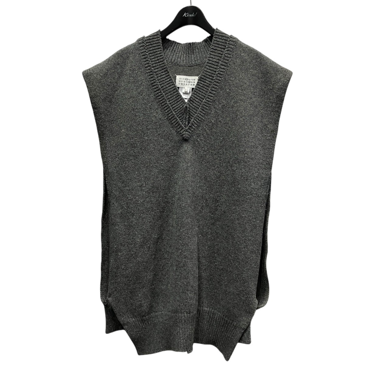 Maison Margiela ウールリネンコットンニットベストSI1TH0001 古着・中古-1枚目のアイテム画像