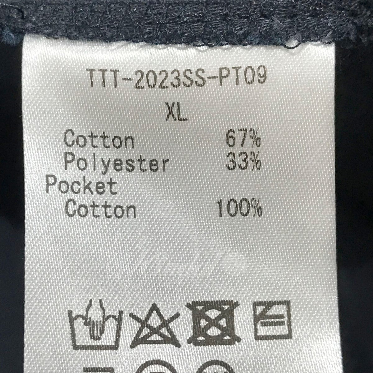 TTT MSW(ティー) 23SS ハーフスラックスパンツ Cotton Polyester Half 