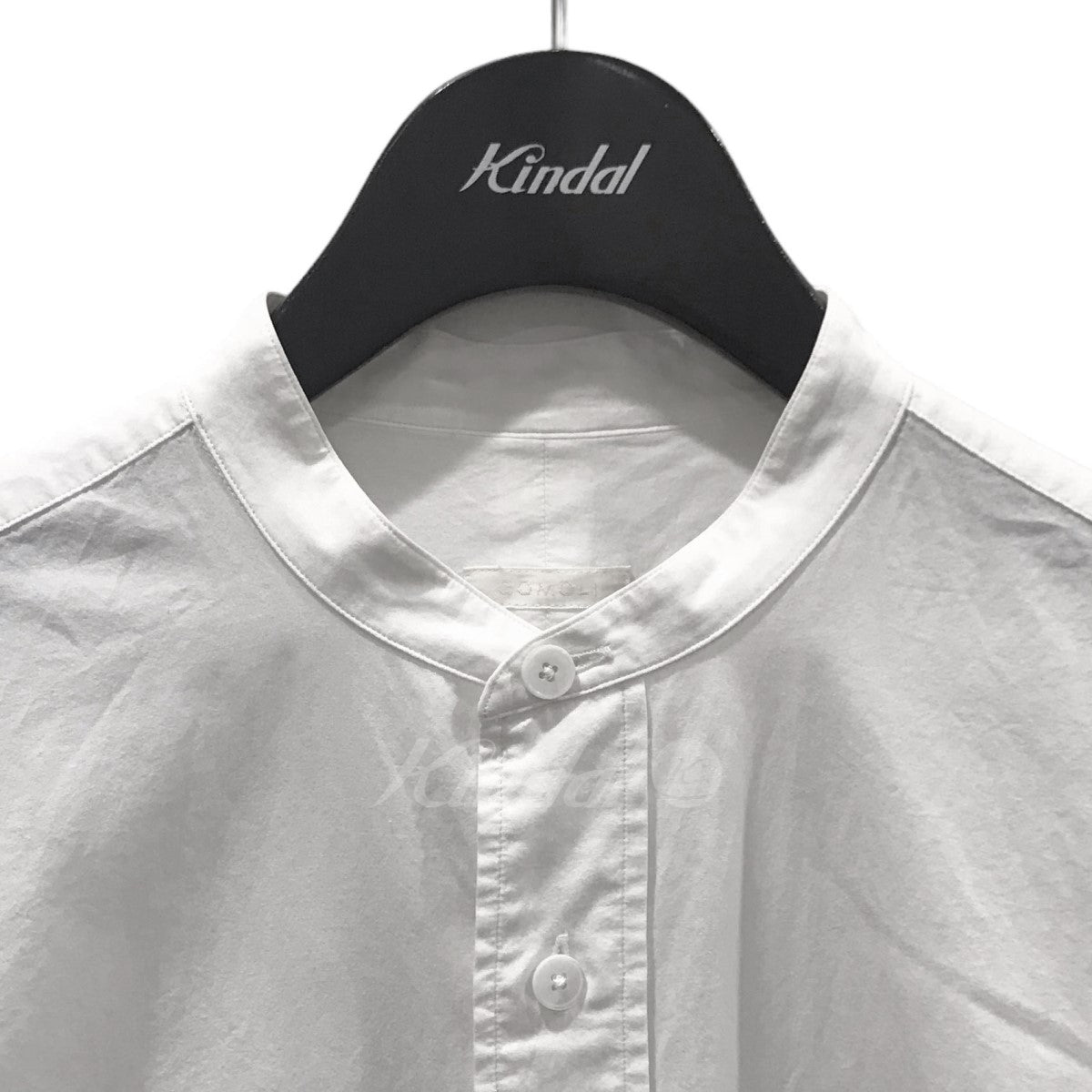 COMOLI(コモリ) バンドカラーシャツ W03-02002 ホワイト サイズ 15 ...