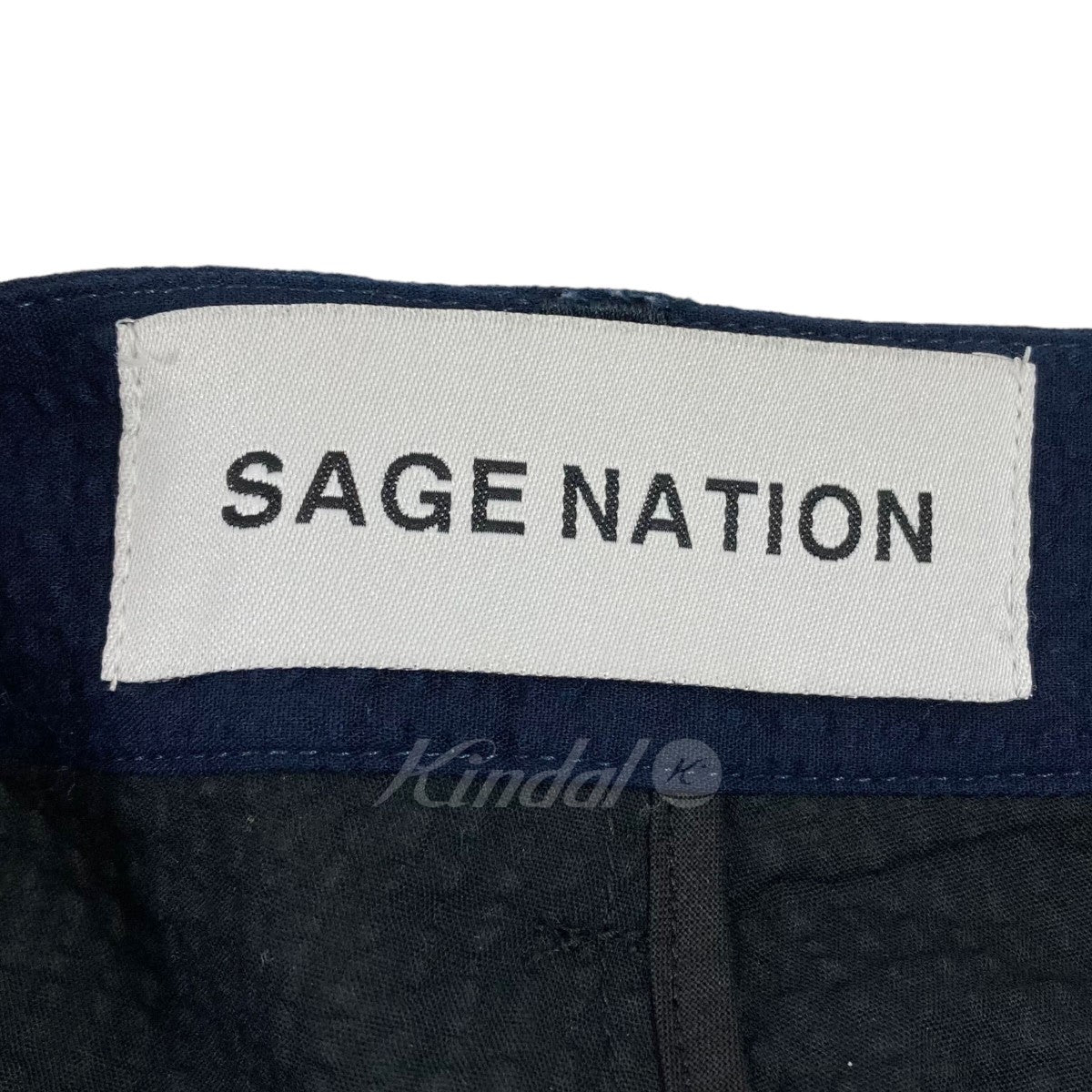 SAGE NATION(セイジ ネーション) パンツ KIRIYAMA TROUSER ブラック 