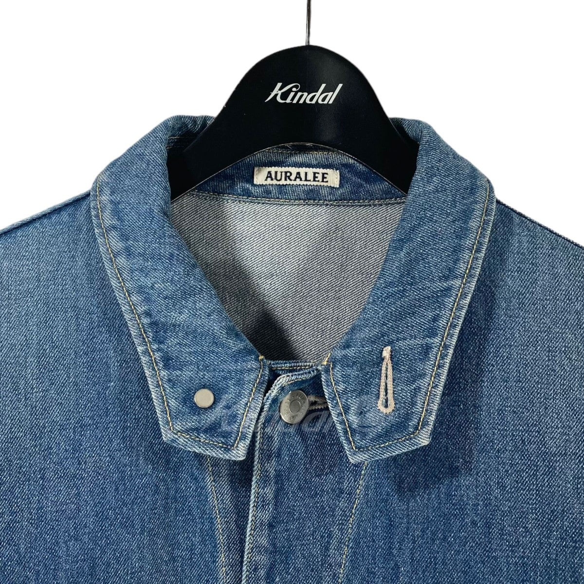 デニムジャケット WASHED HARD TWIST DENIM BLOUSON