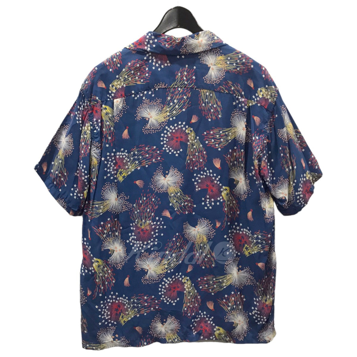 SUN SURF × JOURNAL STANDARD 花火プリントオープンカラー半袖シャツ 