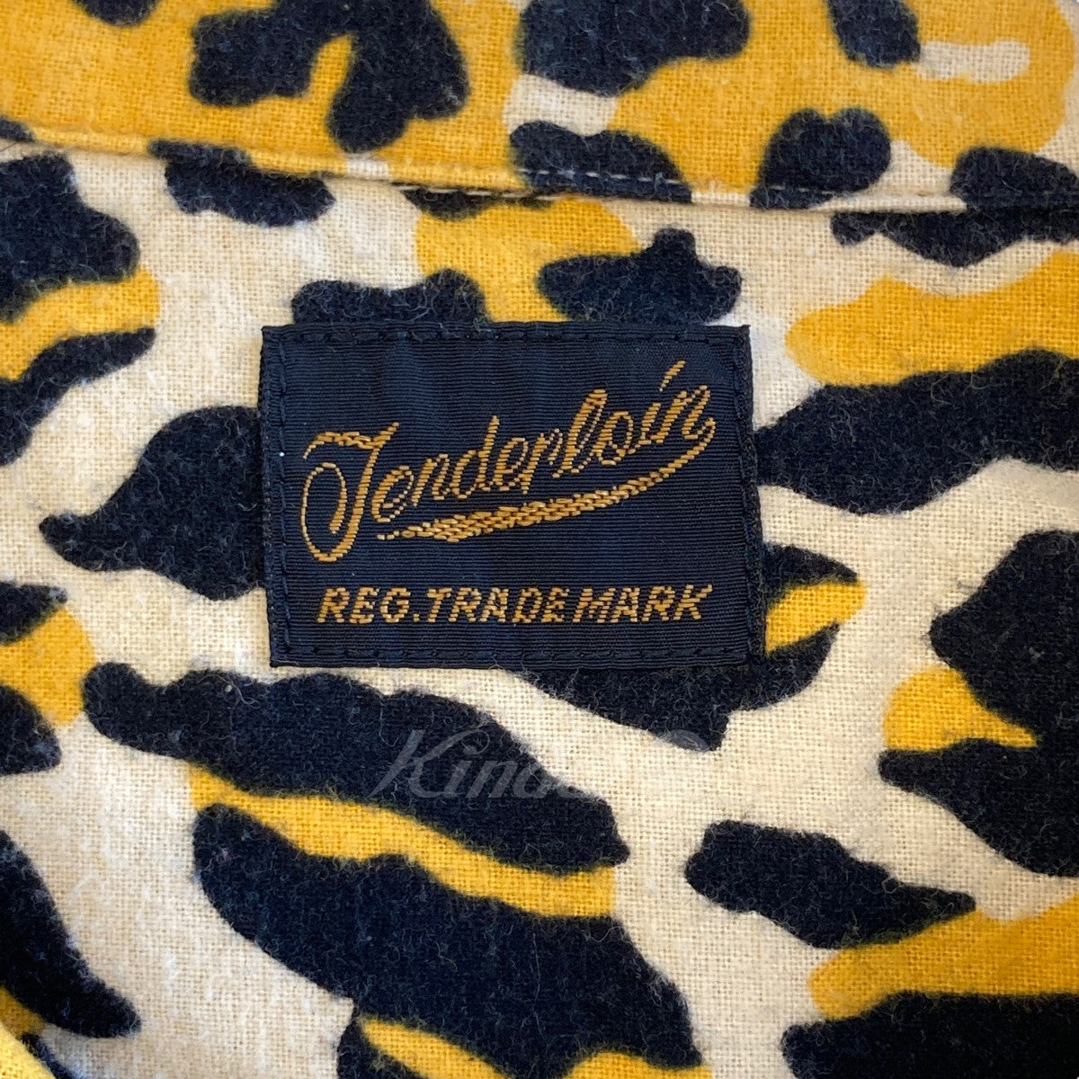 TENDERLOIN(テンダーロイン) レオパード オープンカラーシャツ 