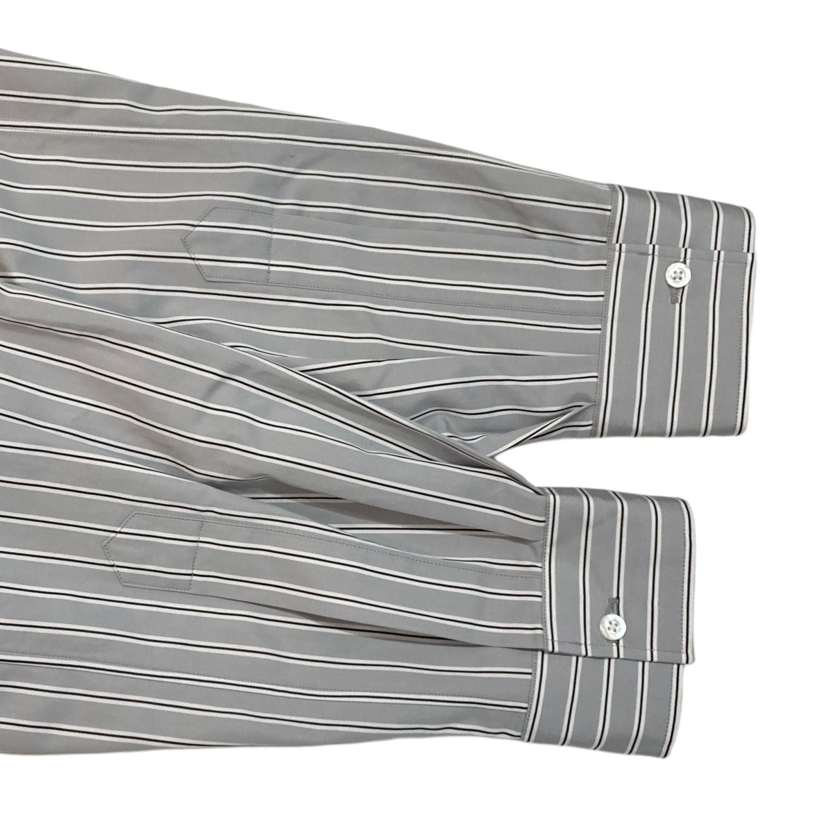 HEUGN(ユーゲン) 23SS Stripe Rob コットンオルタネイトストライプバンドカラーシャツ ストライプシャツ SHIRT 064  SHIRT 064 グレー サイズ 3｜【公式】カインドオルオンライン ブランド古着・中古通販【kindal】