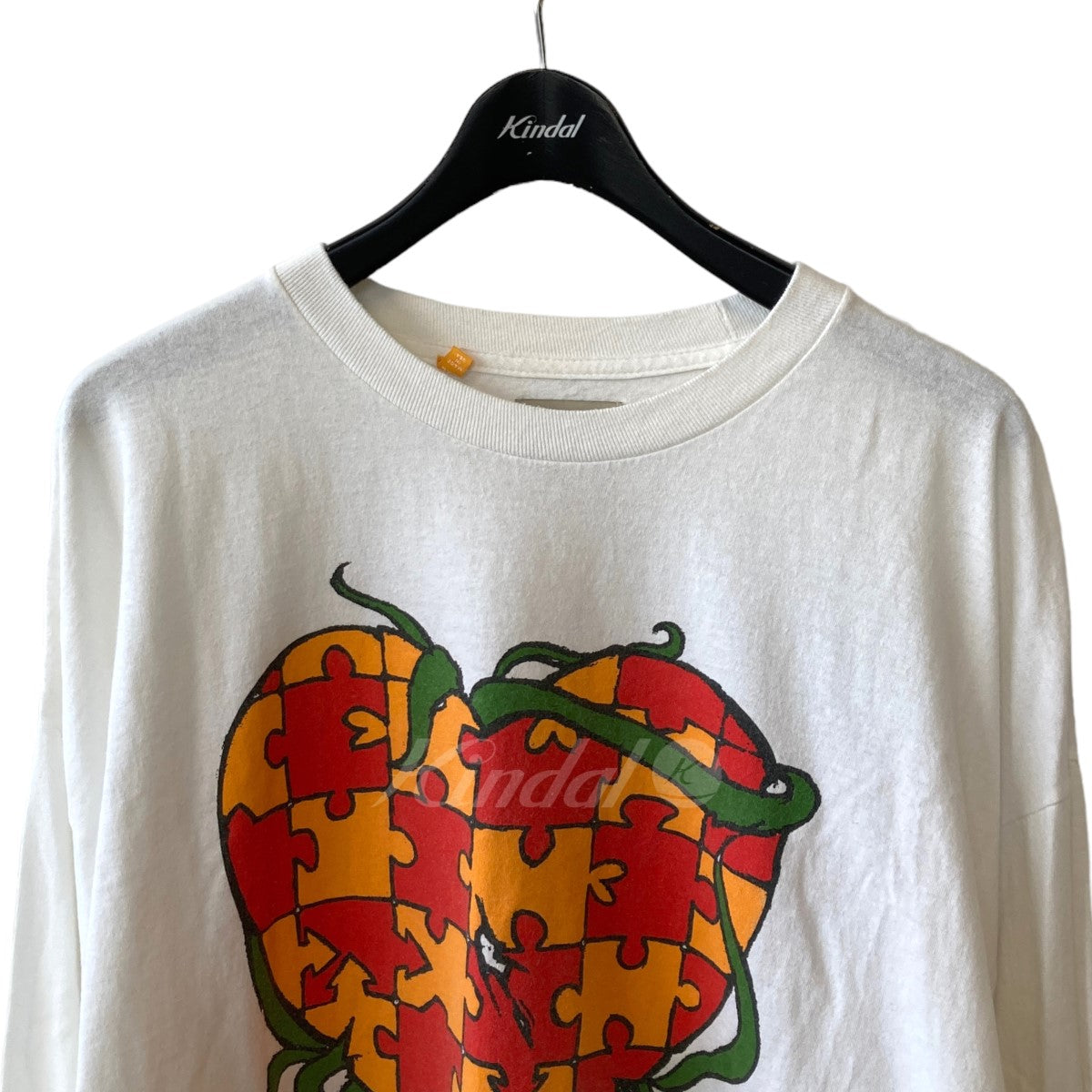 21AW Puzzle Heart L／S Tee