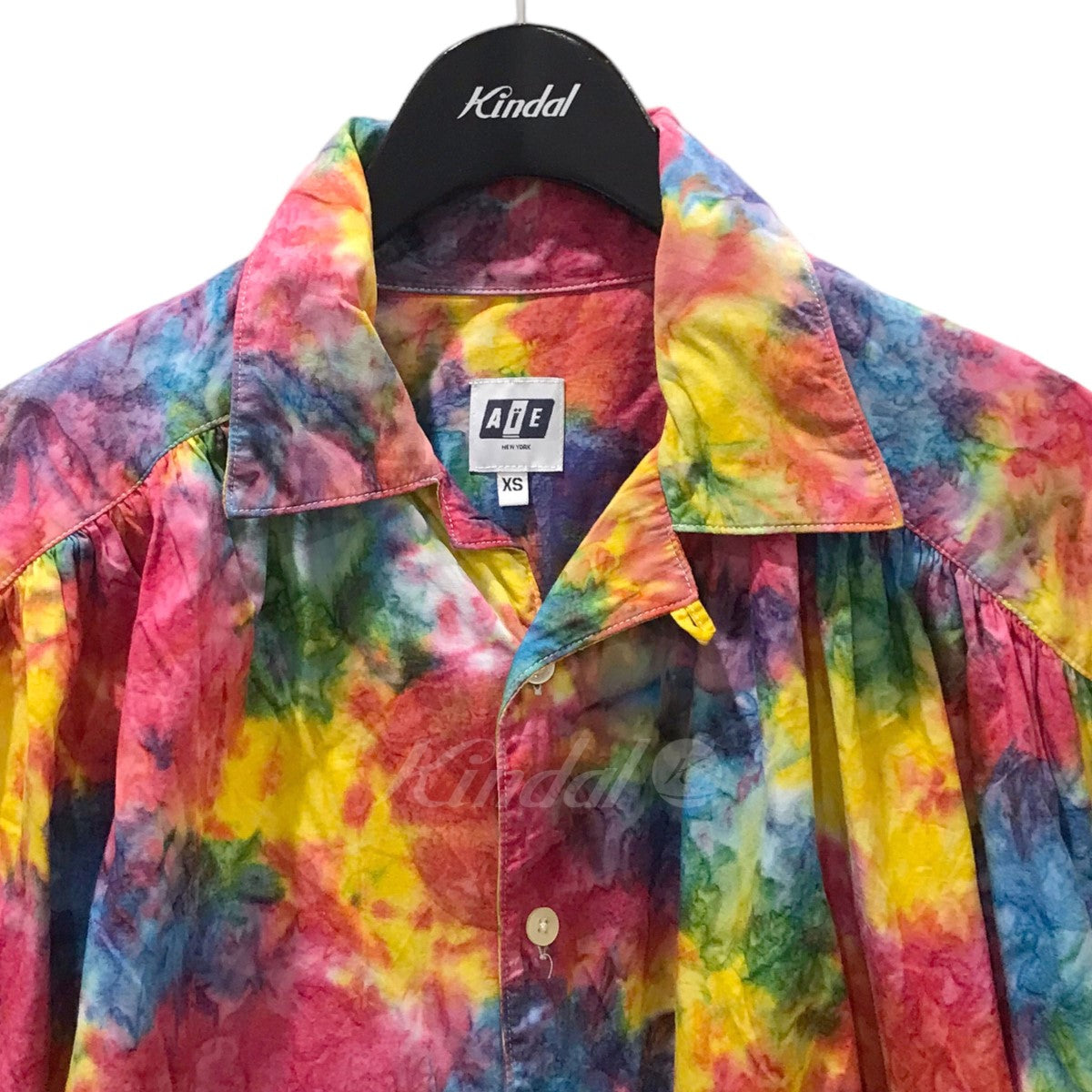 AiE(エーアイイー) タイダイシャツ Painter Shirt - Abstract Batik ペインターシャツ