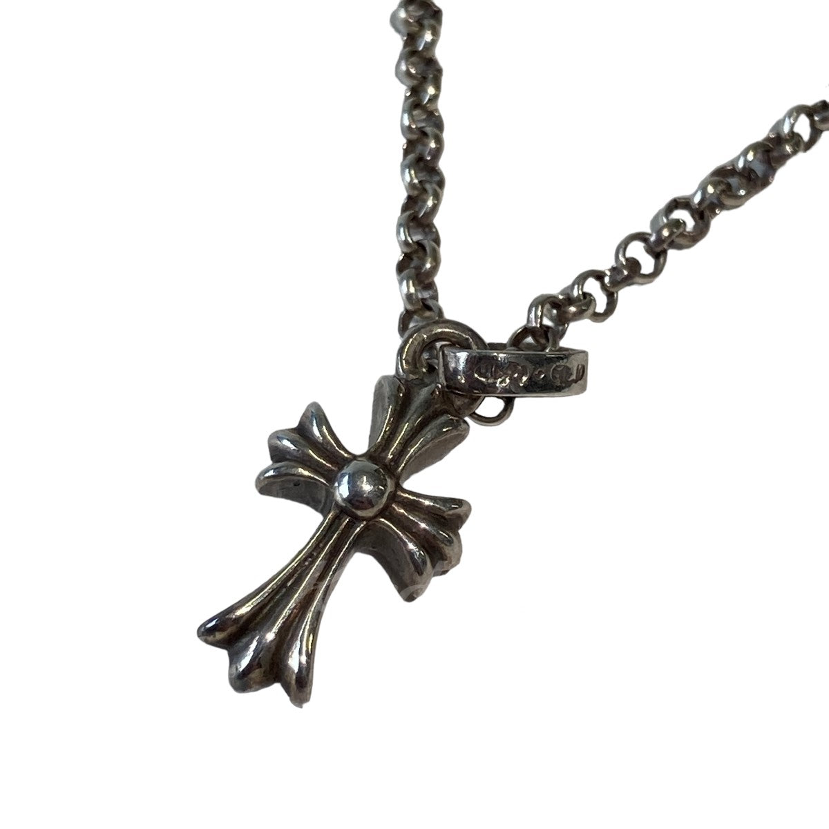 CHROME HEARTS クロムハーツ 18KWG CRS BBYFAT P/DMND/18K ホワイト 