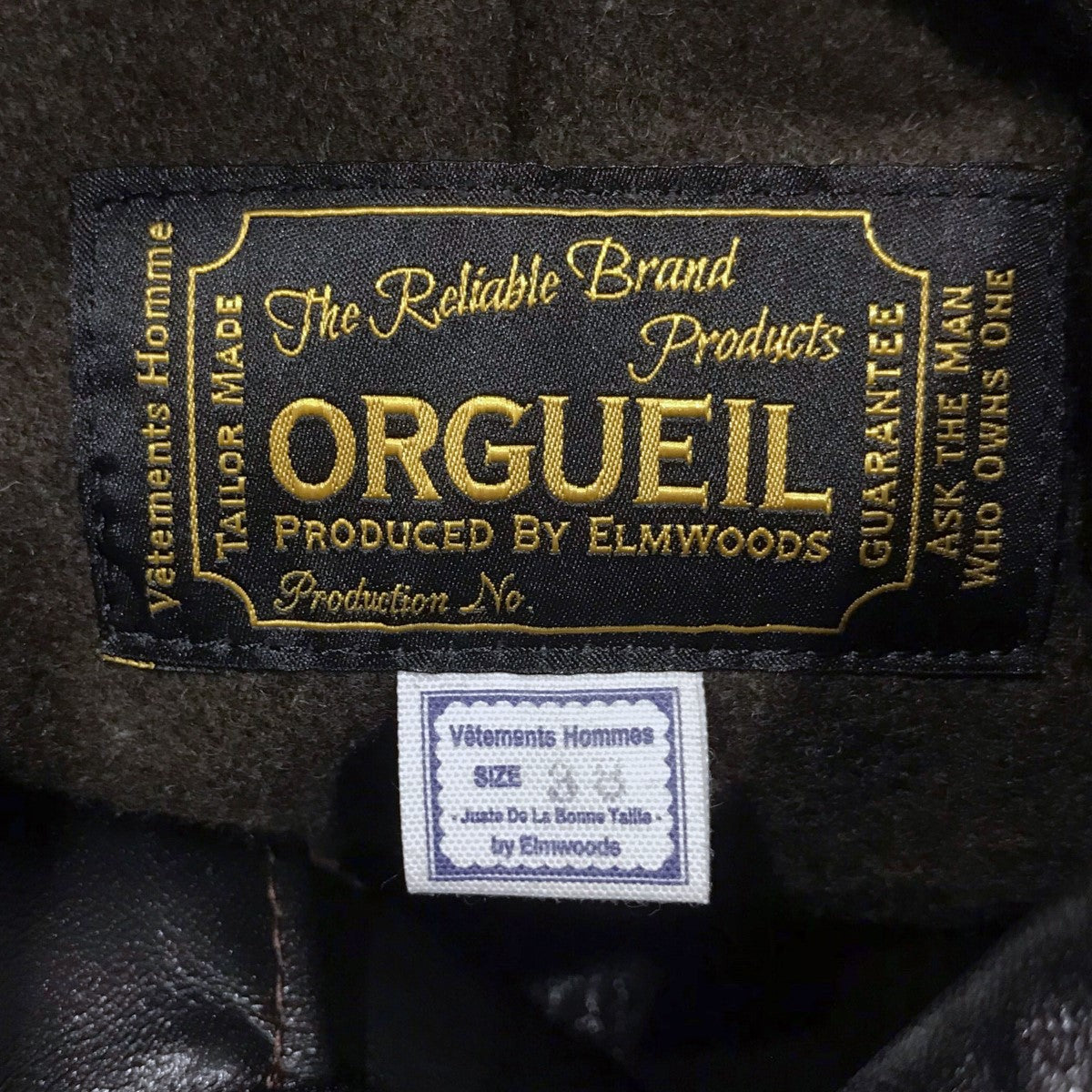 ORGUEIL(オルゲイユ) ホースレザージャケット Car Coat カーコート OR-4035 OR-4035 ブラック サイズ  17｜【公式】カインドオルオンライン ブランド古着・中古通販【kindal】