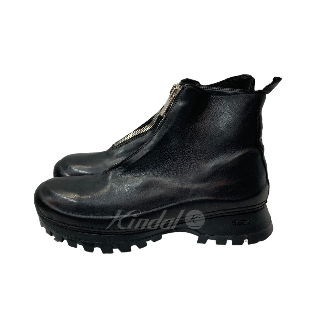 GUIDI(グイディ) FRONT ZIP BOOT SOLE フロントジップブーツ VS01 VS01 