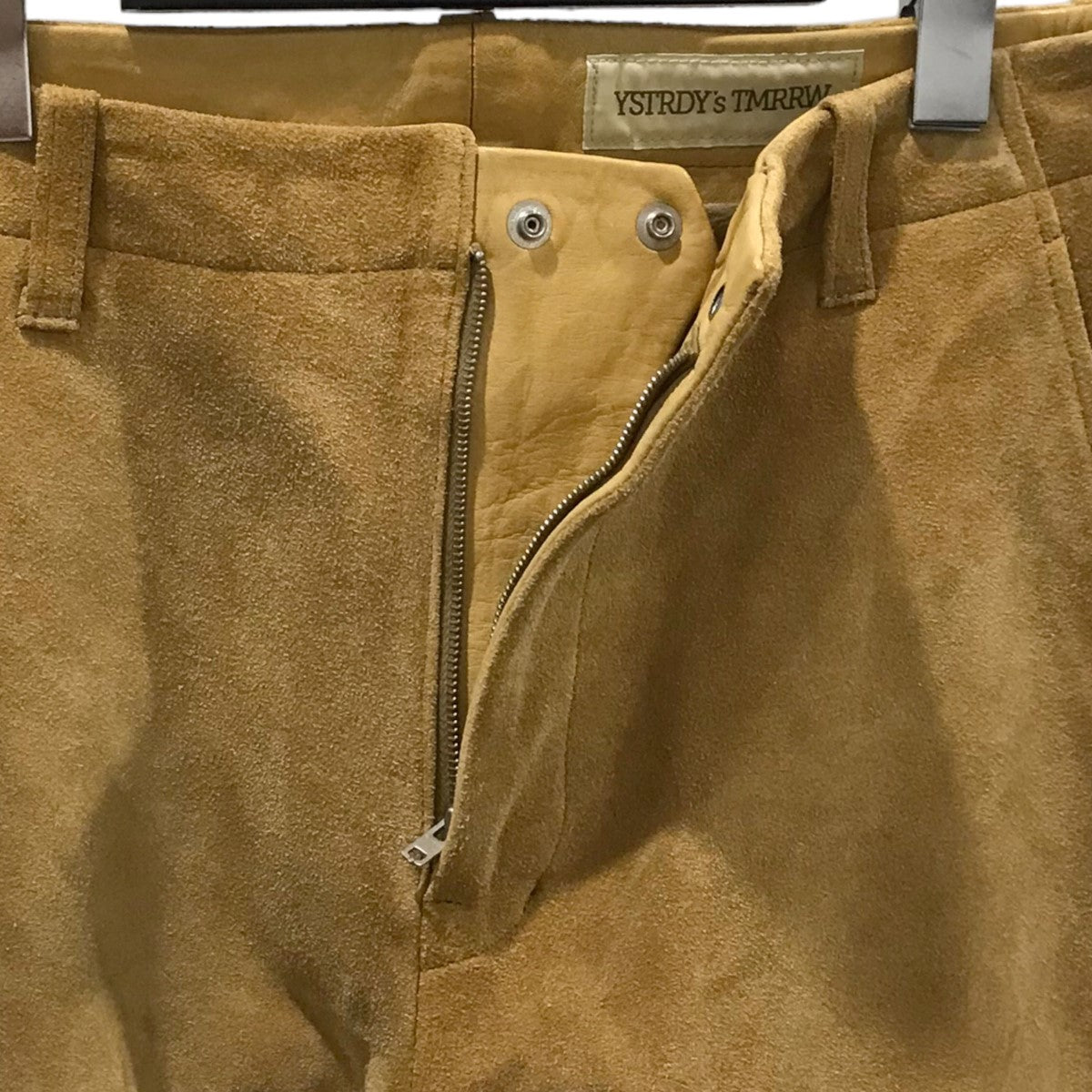 カウレザーパンツ COW SUEDE M．C． PANTS YT-P0702